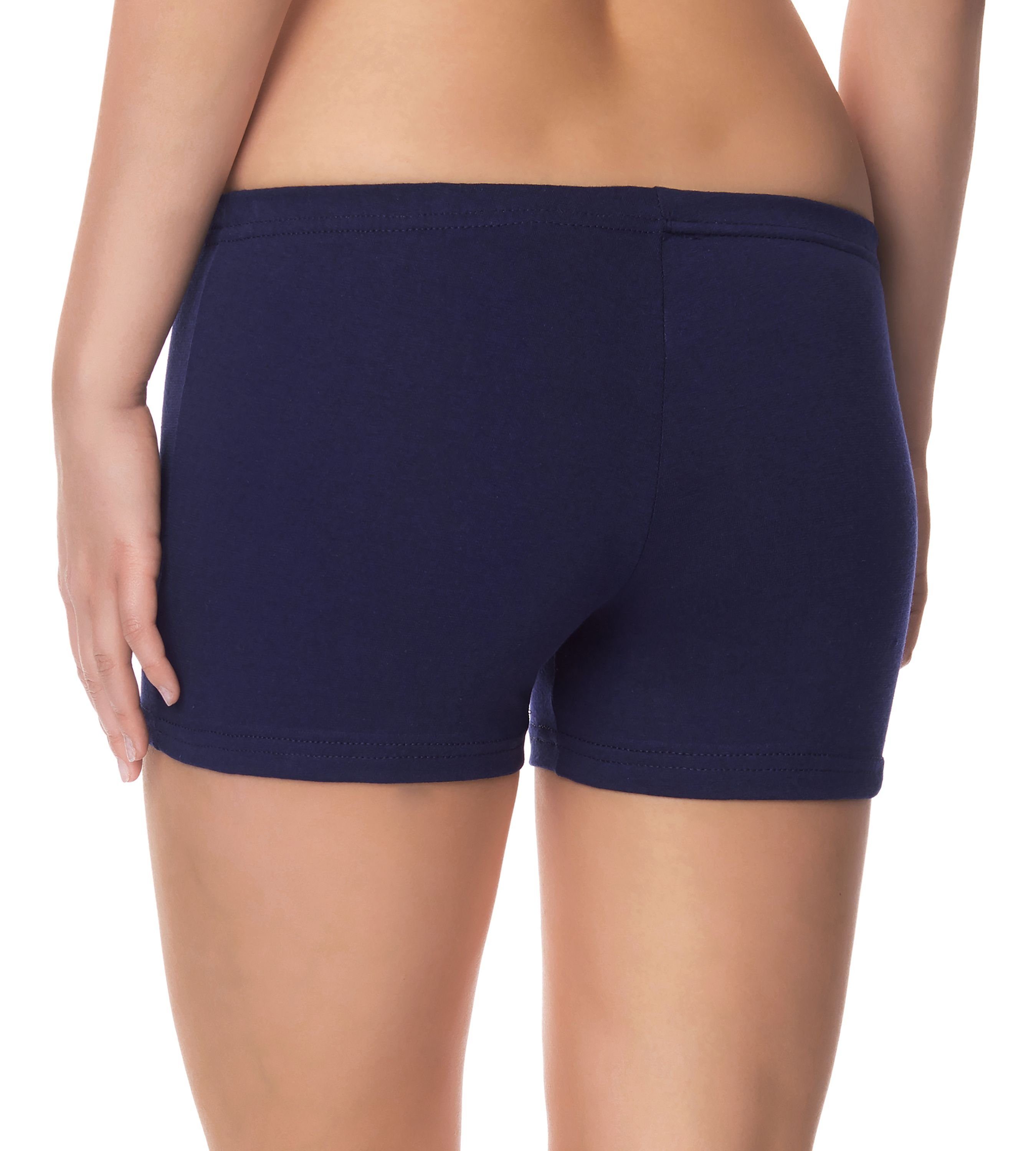Ladeheid Leggings Damen Shorts Radlerhose Unterhose Hotpants kurze Hose Boxers LAMA05 (1-tlg) elastischer Bund