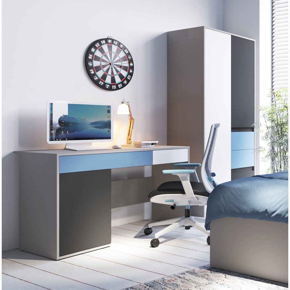 Lomadox Jugendzimmer-Set LIIVA-129, (Sparset, 2-tlg), Grau günstig online kaufen