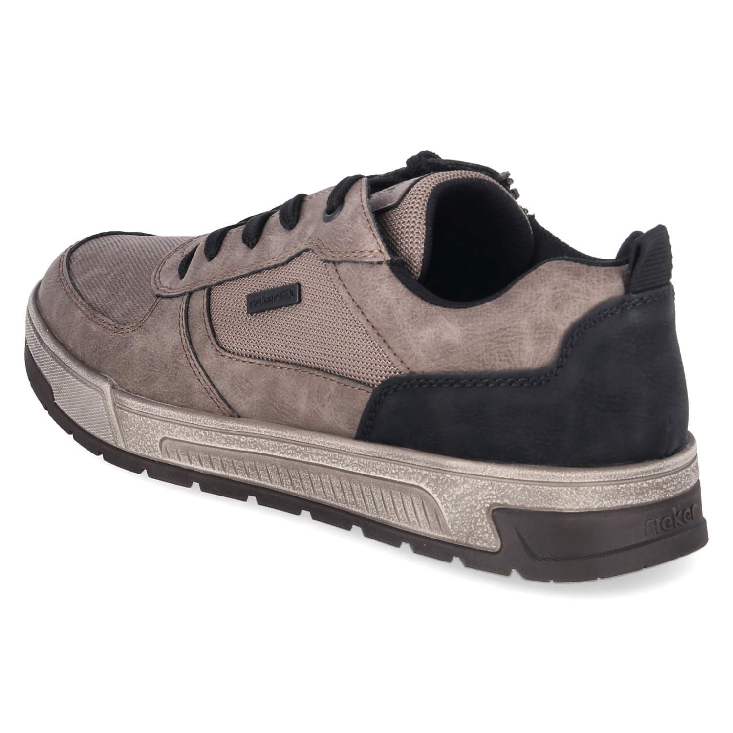 Rieker Rieker 36000-64 Herren Textil & Synthetik taupe Schnürschuh