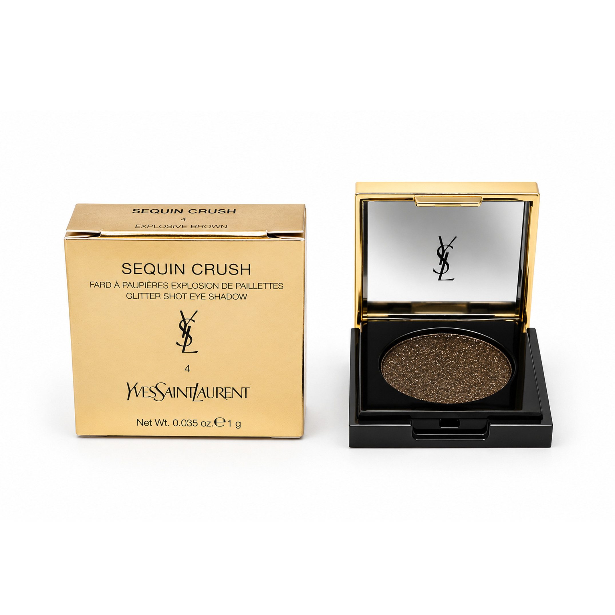 YVES SAINT LAURENT Lidschatten Yves Saint Laurent Sequin Crush Eye Shadow 4 Explosive Brown 1g