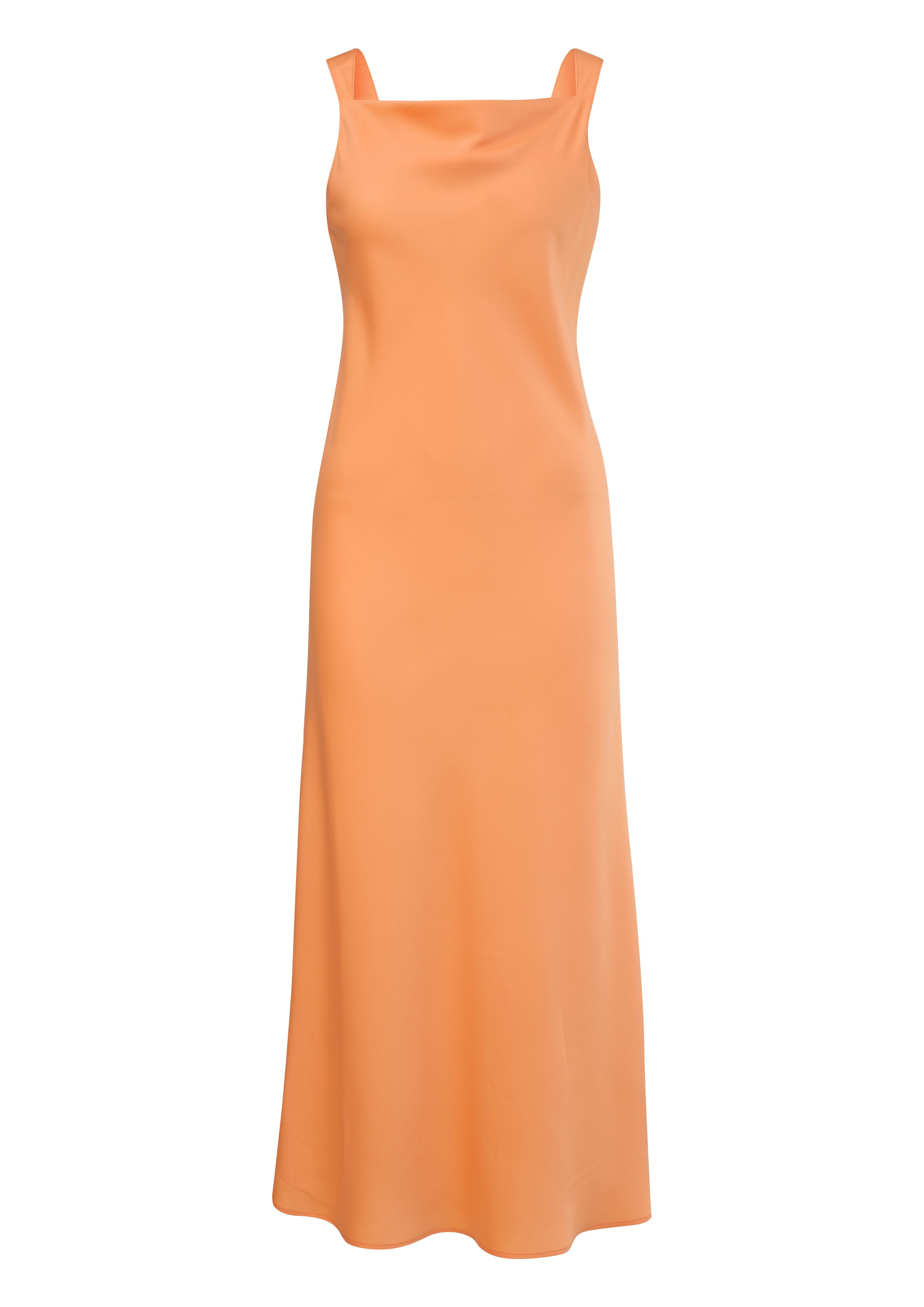 Comma Maxikleid Satinkleid mit Wasserfall-Ausschnitt günstig online kaufen