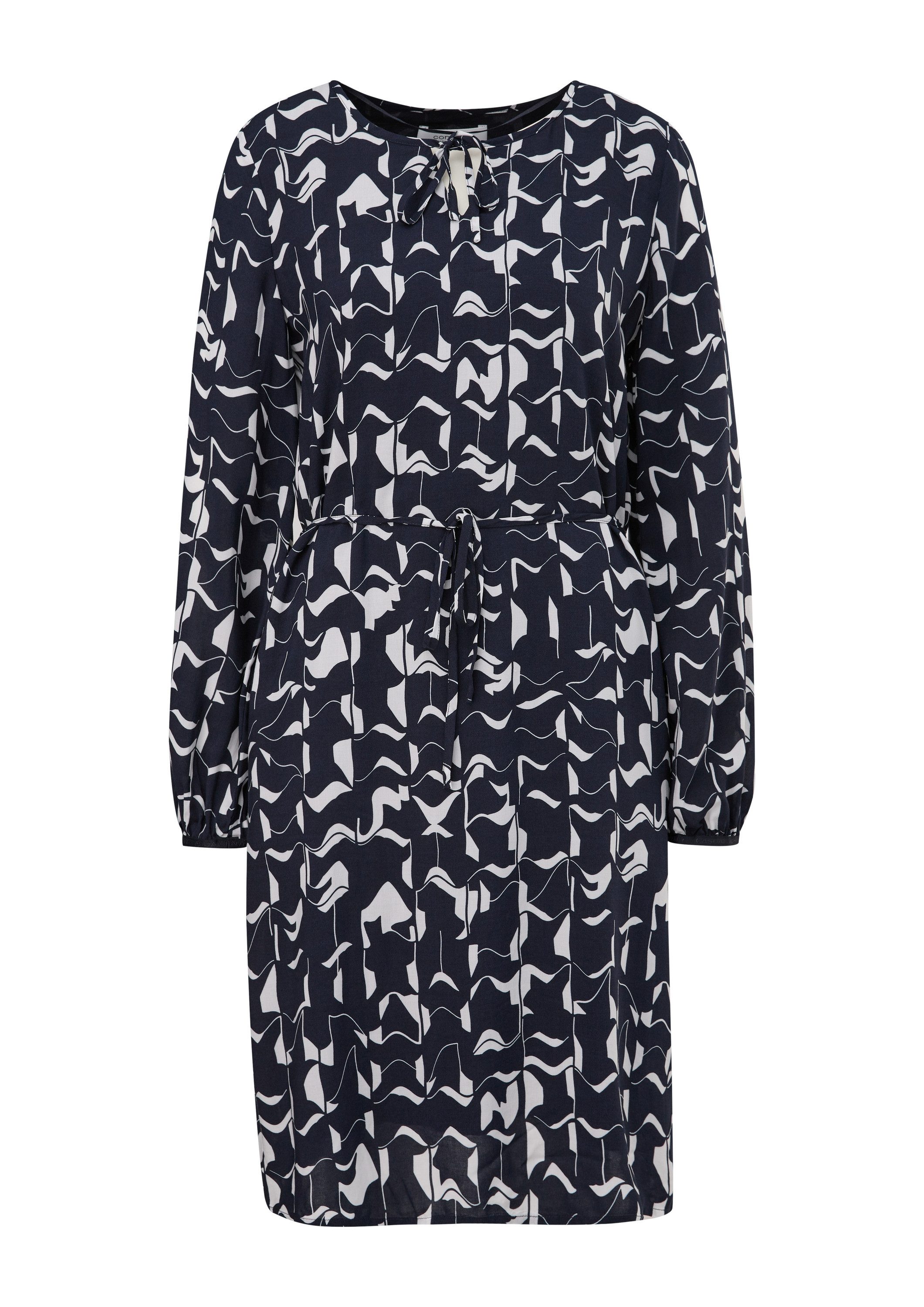 comma Minikleid Kleid Kleid mit Bindeband günstig online kaufen