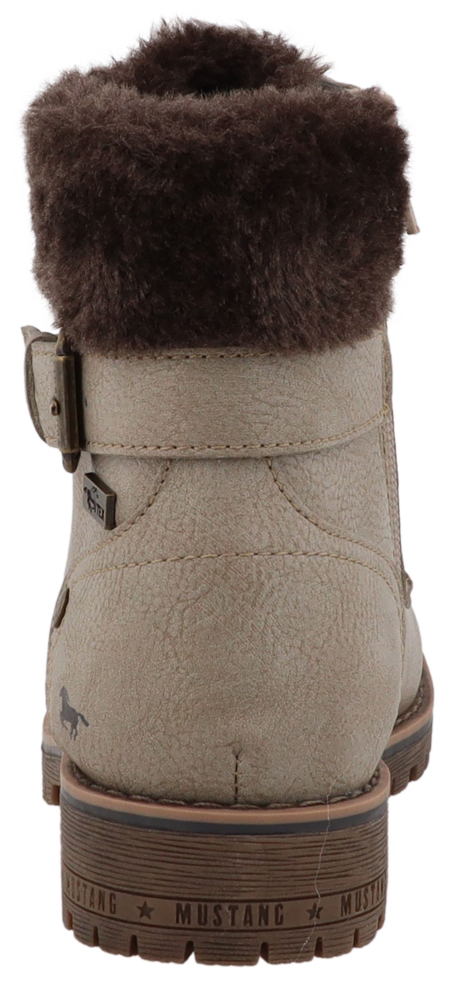Mustang Shoes Matilde Winterstiefel Oudoorboots, Schnürstiefel mit Warmfutter