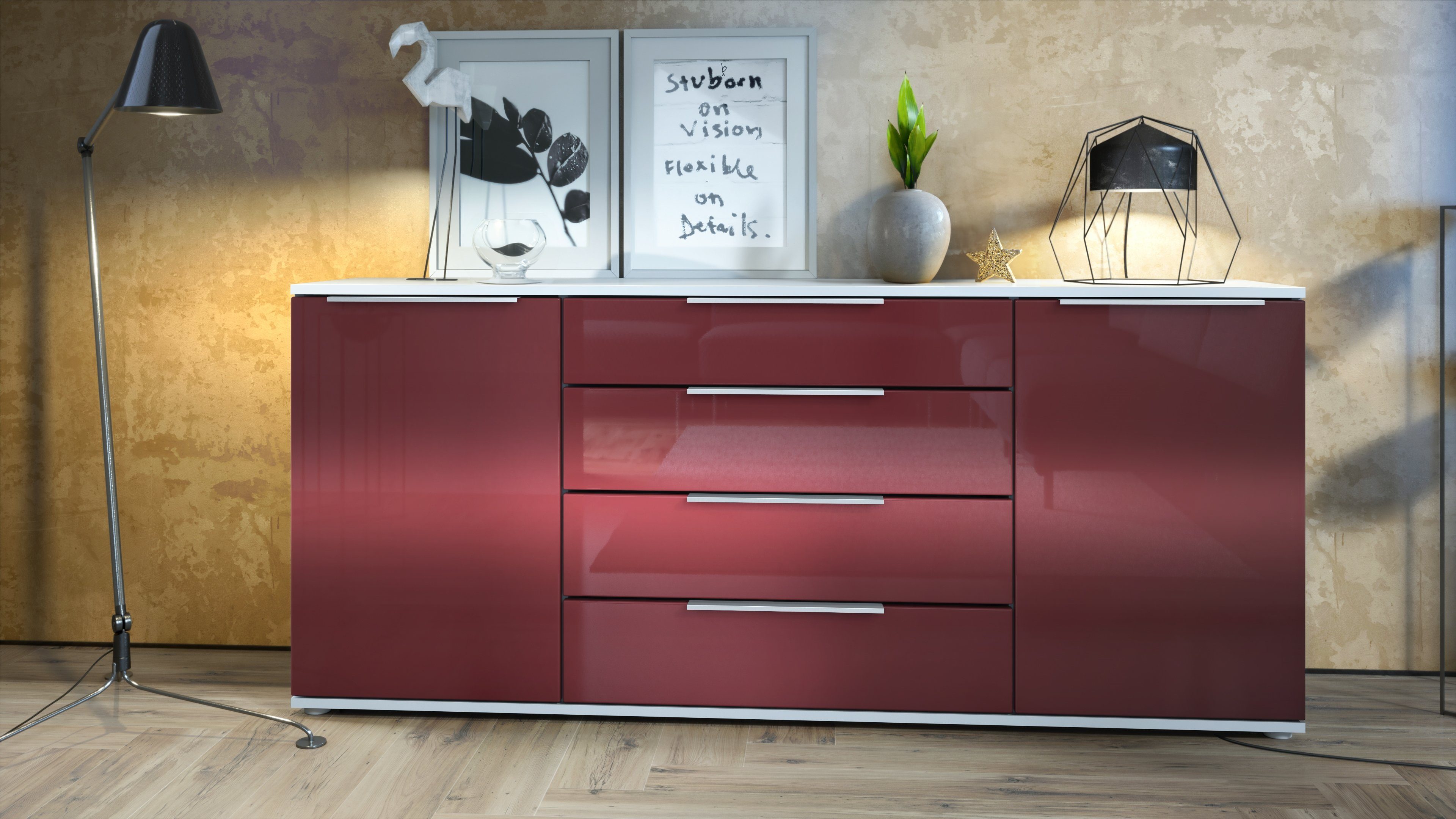 Vladon Sideboard Linio V2 (Moderne Kommode, günstig online kaufen