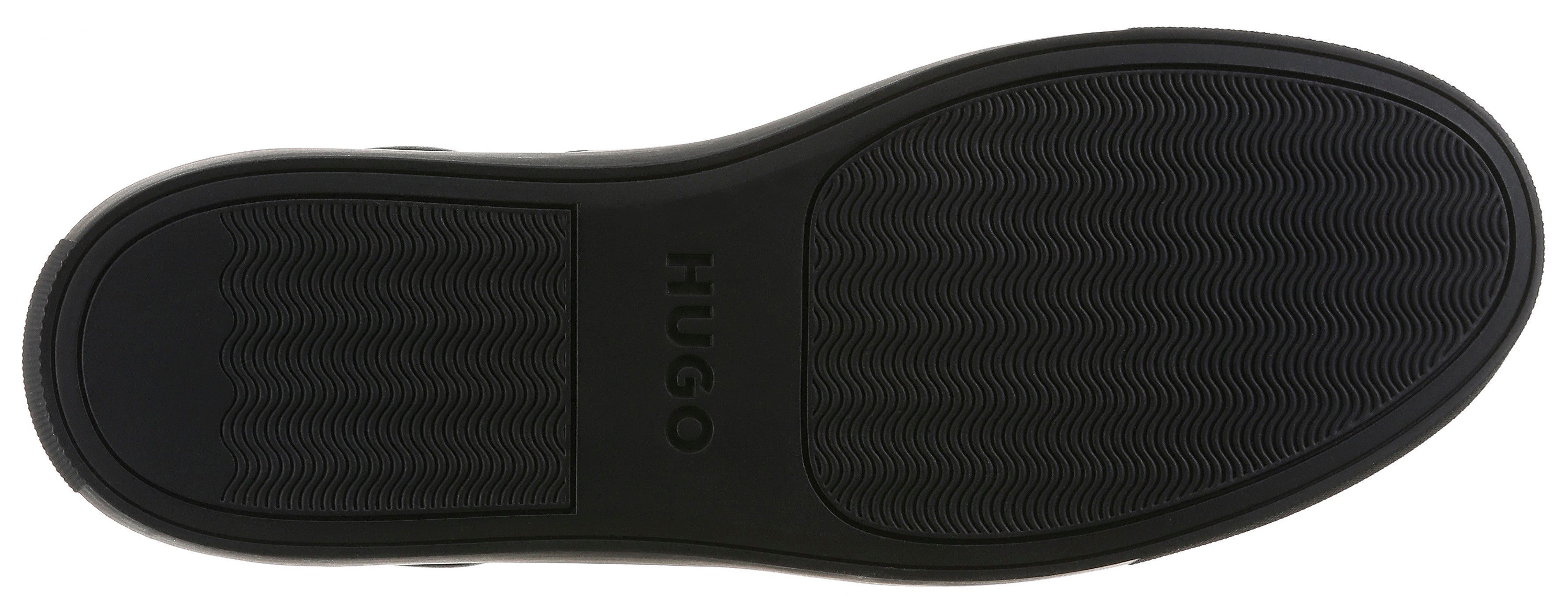 HUGO Morrie Sneaker Schnürschuh, Halbschuh, Freizeitsneaker im Materialmix