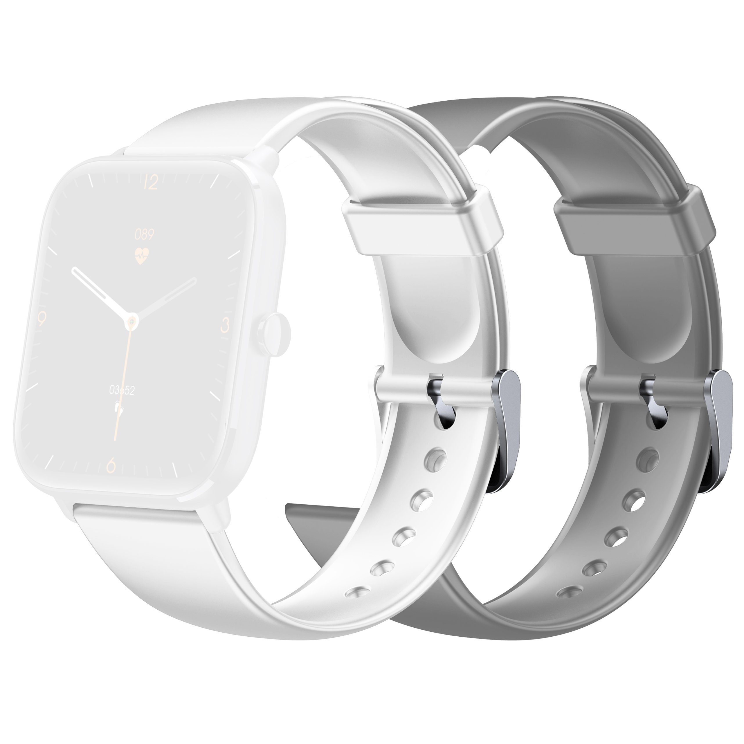 Levowatch Smartwatch-Armband ST22, 2x Smartwatch Ersatz/-Wechsel-Armband, günstig online kaufen