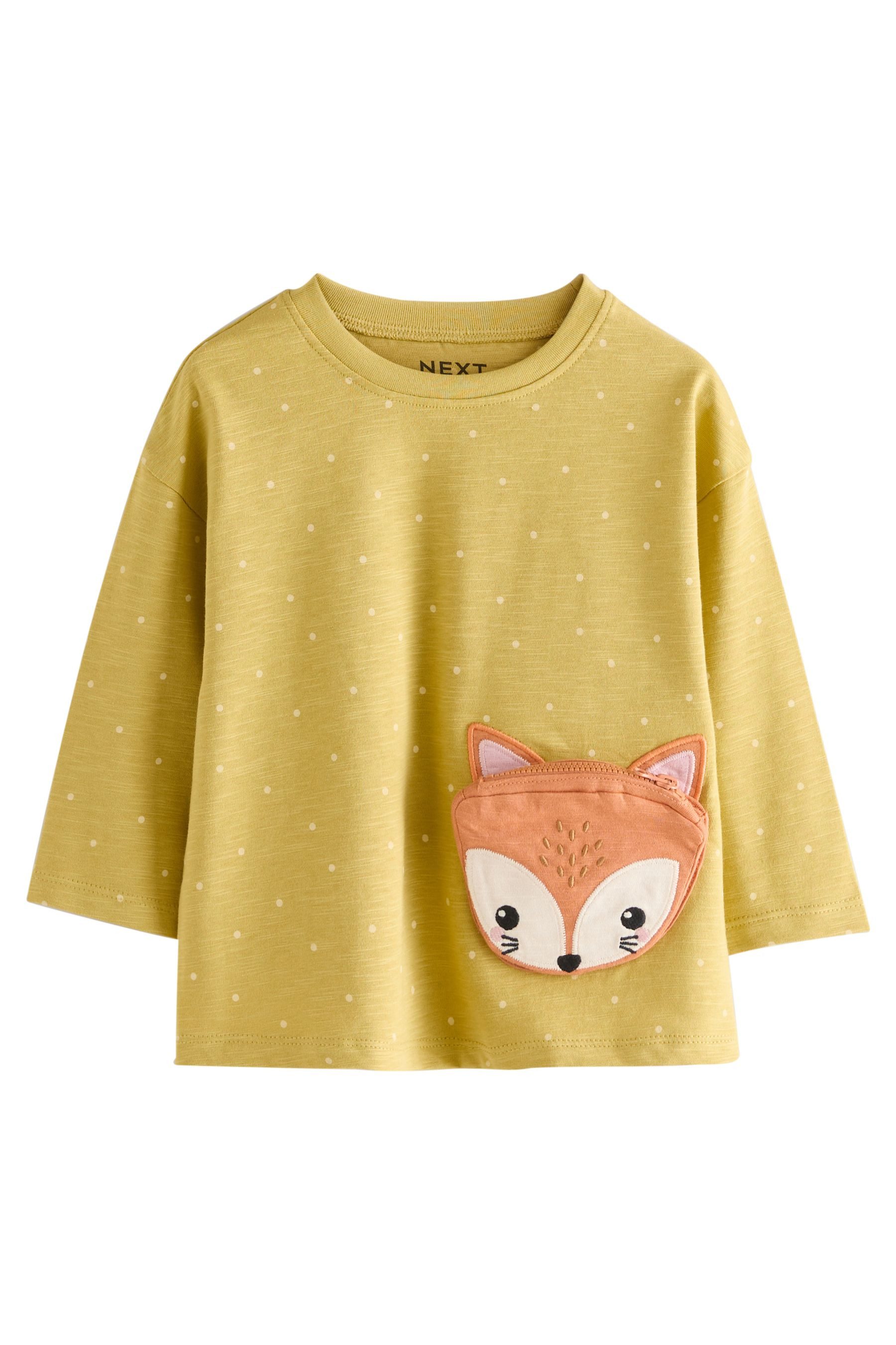 Next Langarmshirt Langärmeliges Taschen T-Shirt (1-tlg) günstig online kaufen