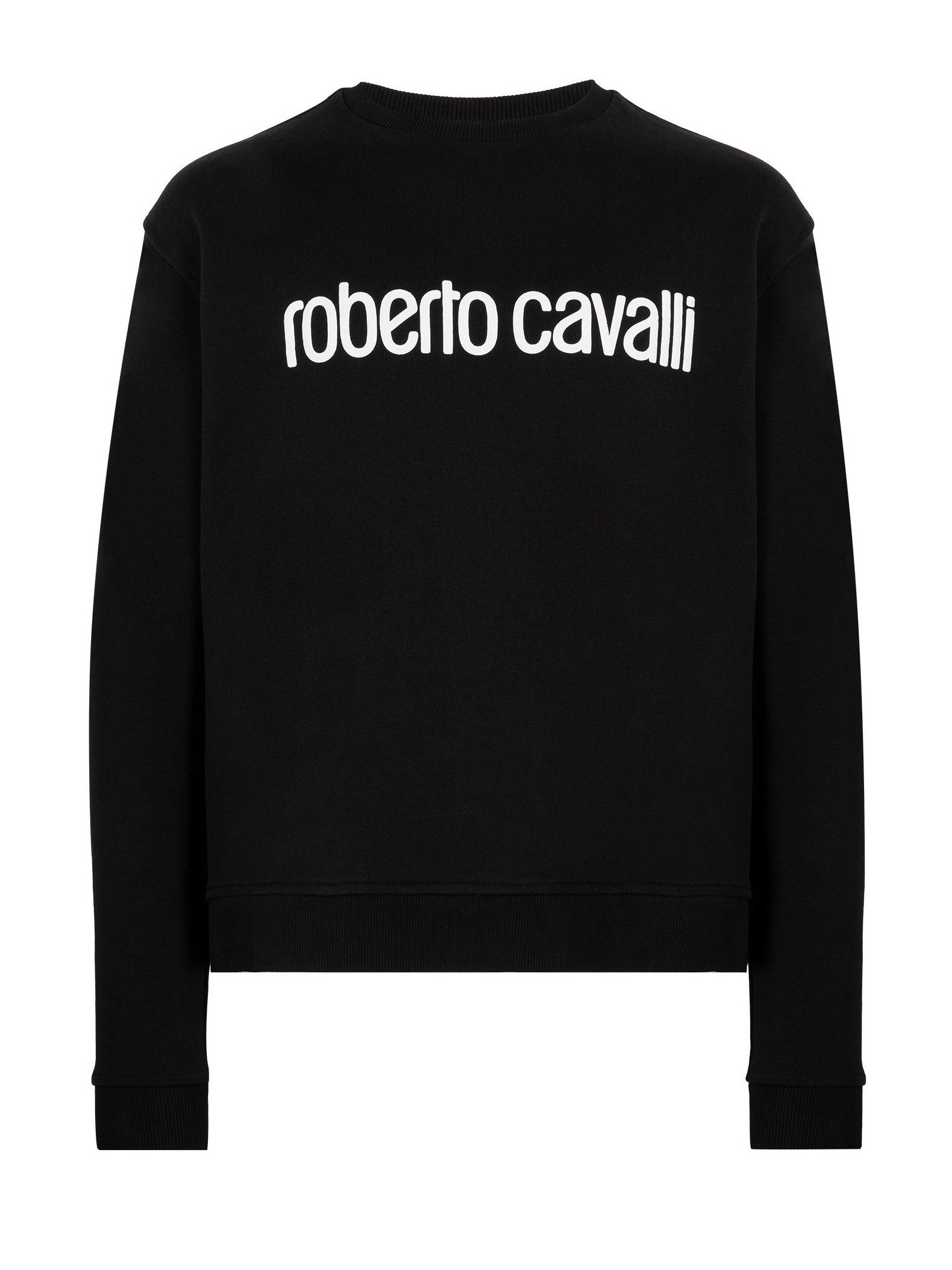 roberto cavalli Sweatshirt Logo-Print Пуловеры - IST68H Schwarz