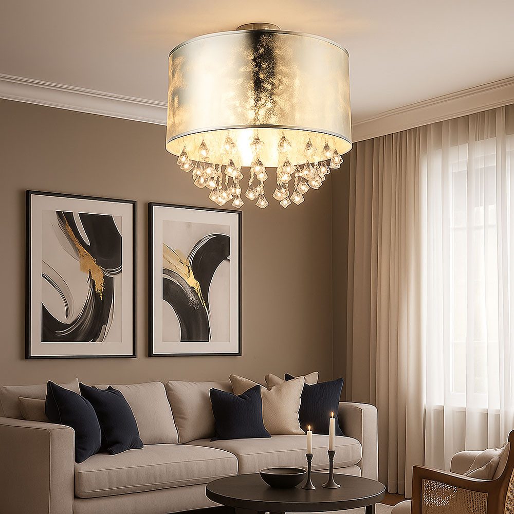 GLOBO LIGHTING LED Deckenleuchte, Leuchtmittel inklusive, Kristall Decken L günstig online kaufen