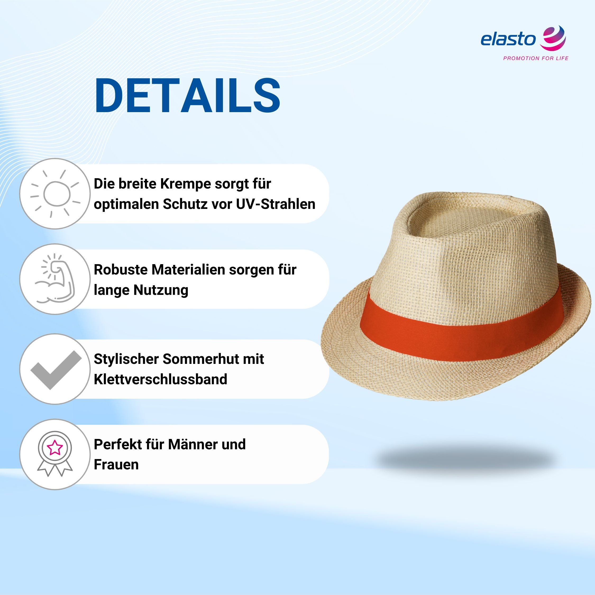 elasto Schirmmütze Sommerhut SALVADOR Sonnenhut Damen günstig online kaufen