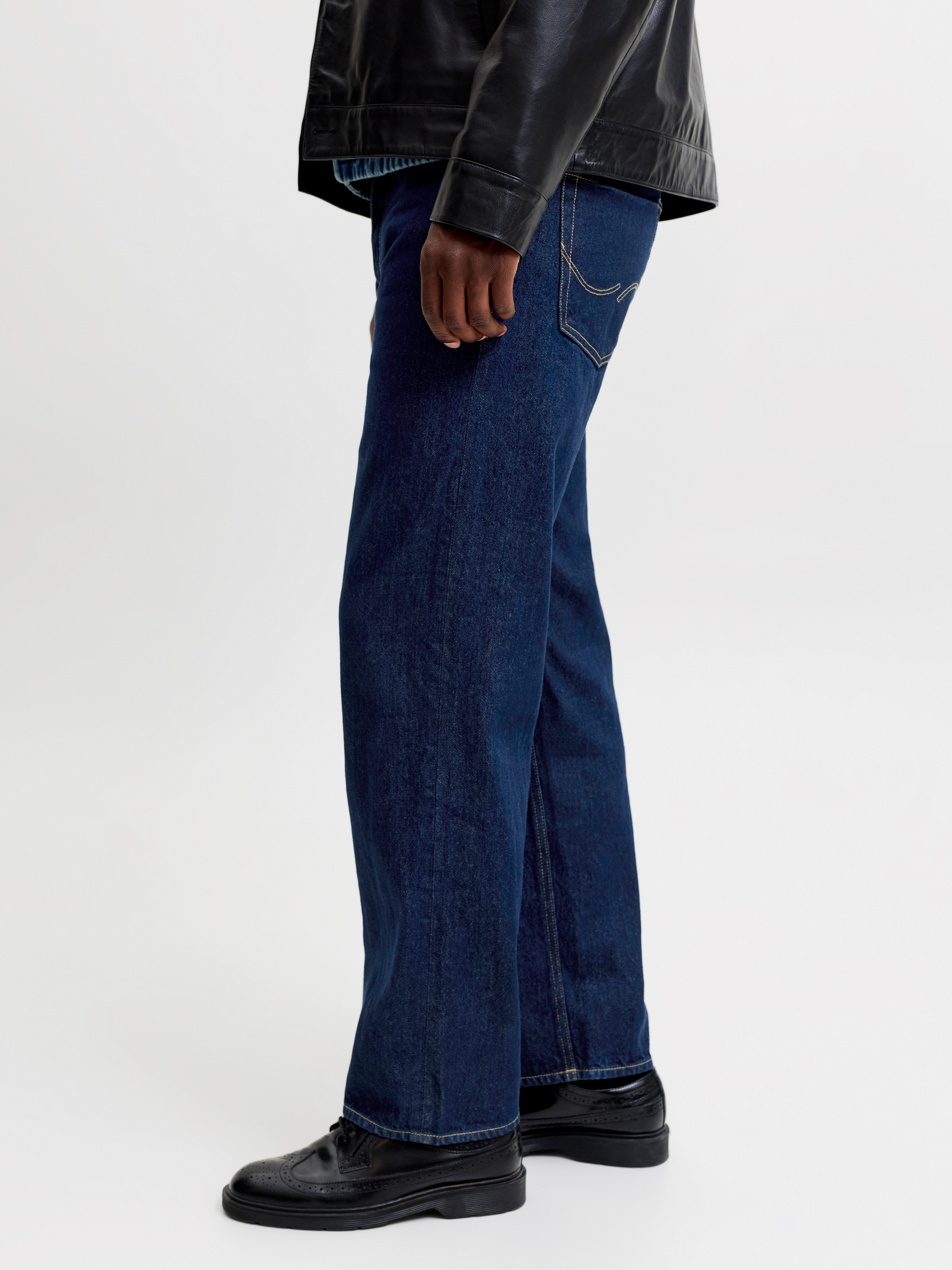 Jack & Jones PlusSize Relax-fit-Jeans JJICHRIS JJORIGINAL AT 054 SN PLS Baumwolle, relaxed fit