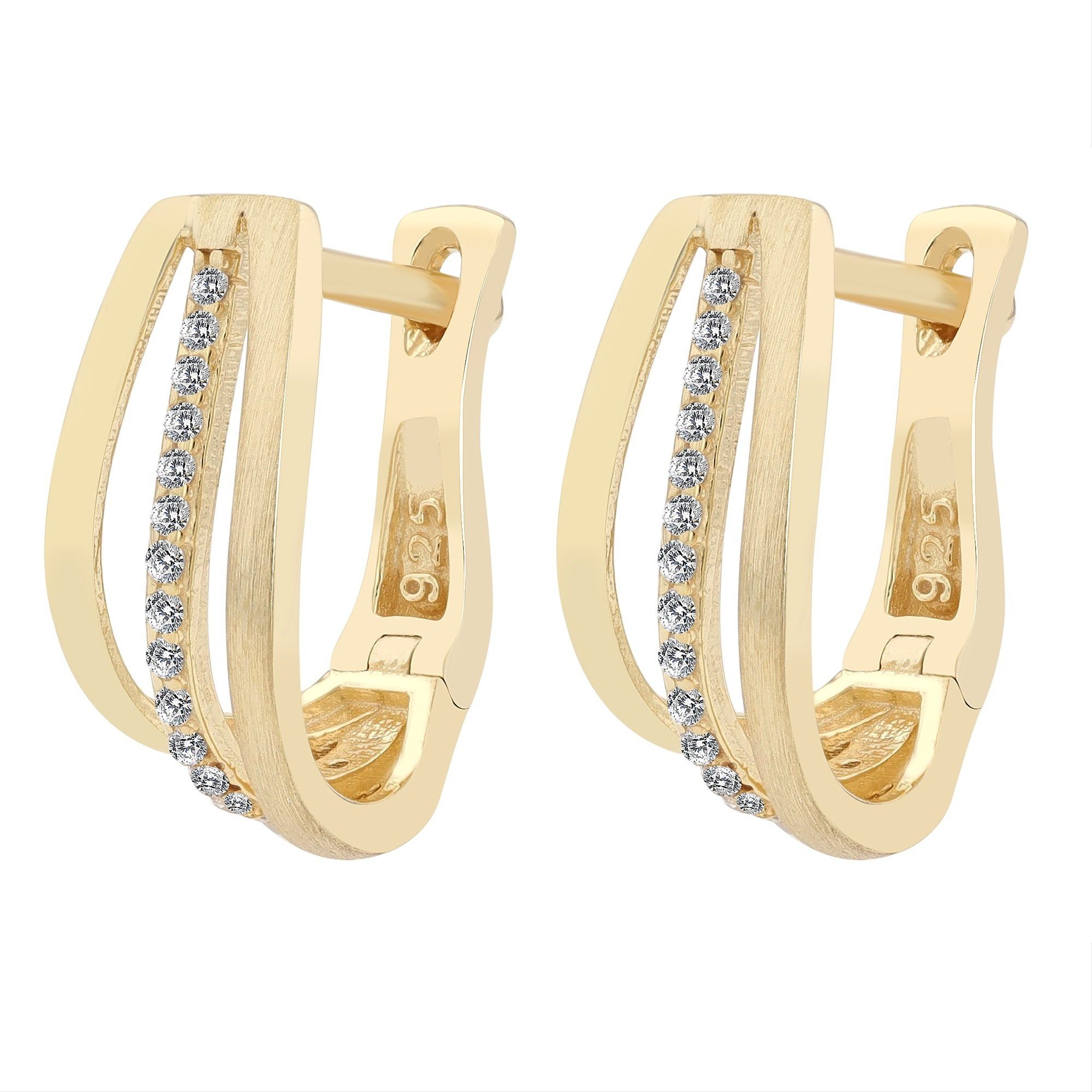 Adelia´s Paar Creolen Damen Creolen aus 925 Sterling Silber günstig online kaufen