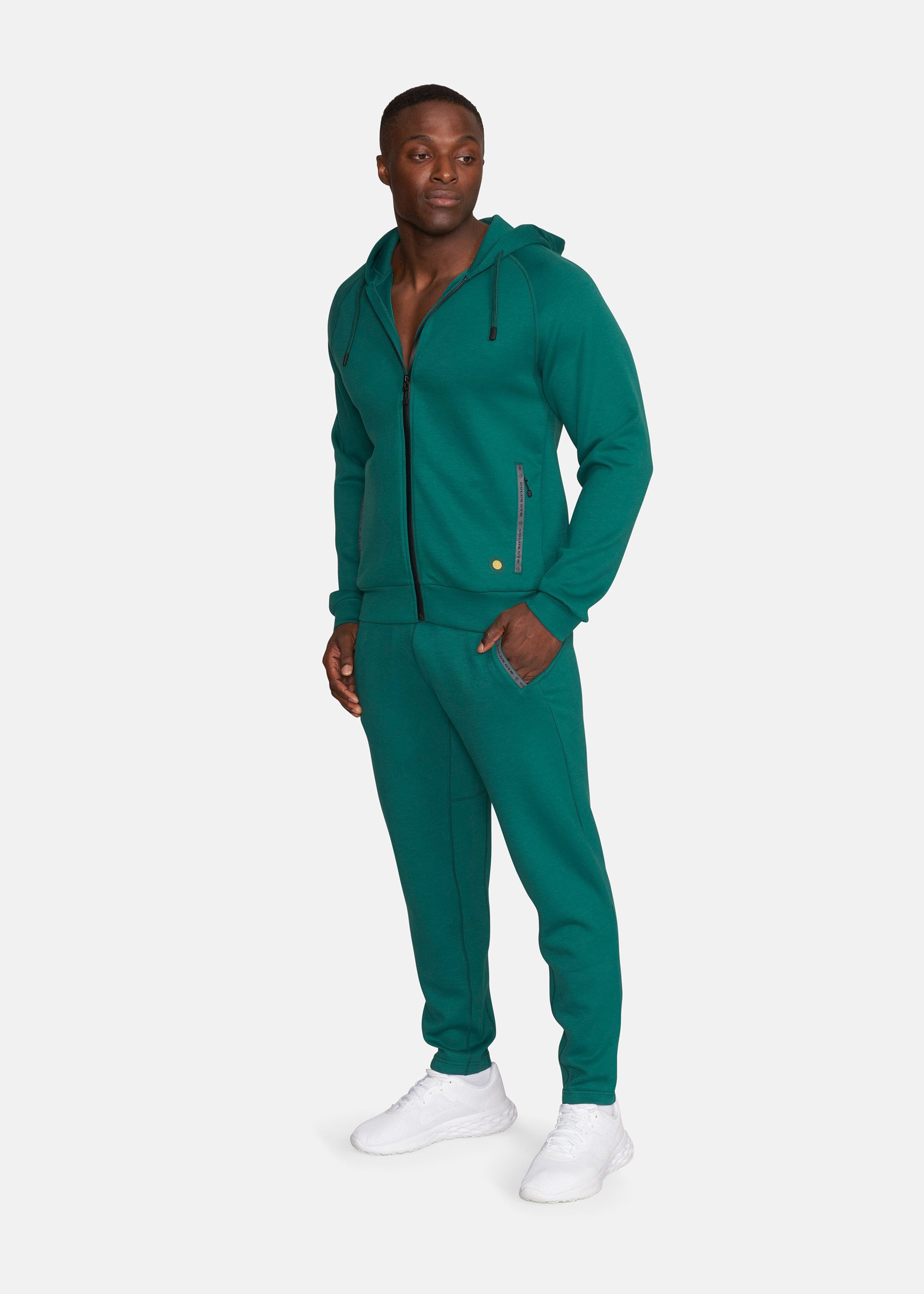 GOLD'S GYM APPAREL Trainingsjacke GENE Reflektierendes Band an Seitentaschen