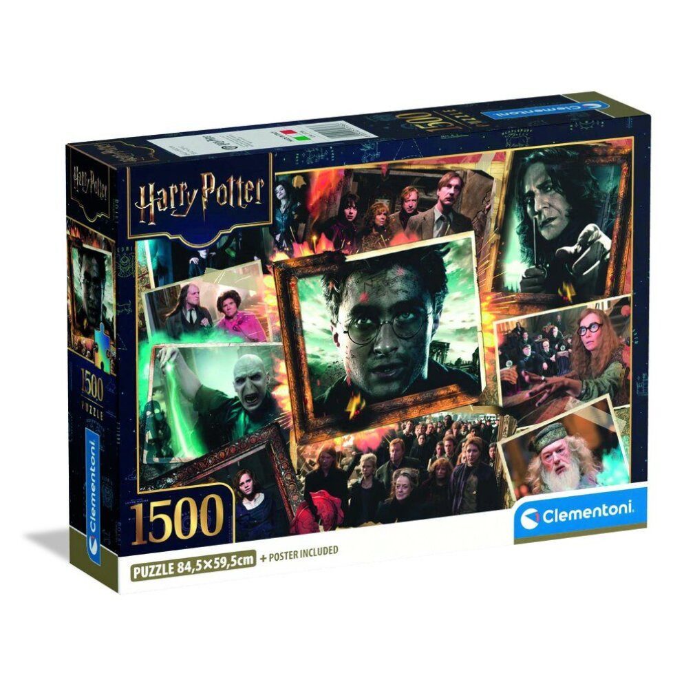 Clementoni® Puzzle Harry Potter Puzzle 1500Stück, Puzzleteile