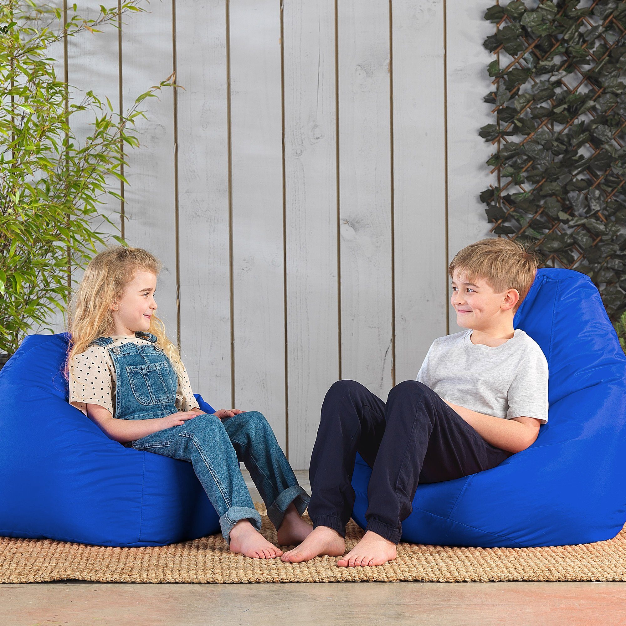 blau Sitzsack Kinder Veeva Sitzsack-Sessel Outdoor für