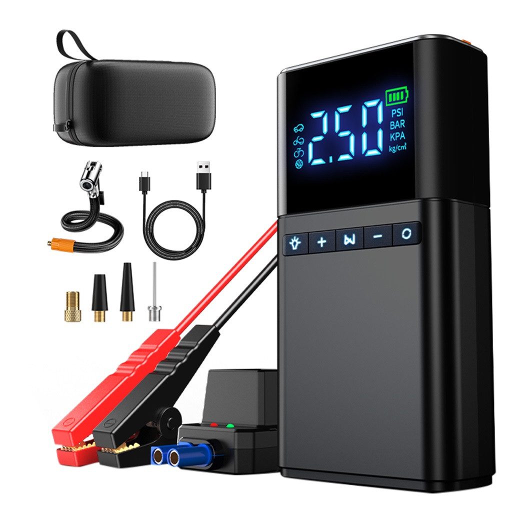 Auto Starthilfe Powerbank 2500A 12000mAh Auto-Notstart-Stromversorgung Autobatterie-Ladegerät