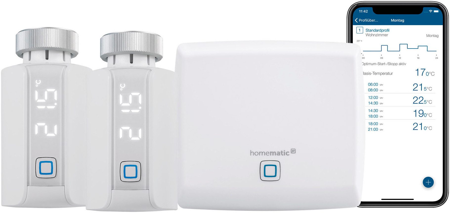 Heizkörperthermostat Access Point + 2x Heizkörperthermostat EVO