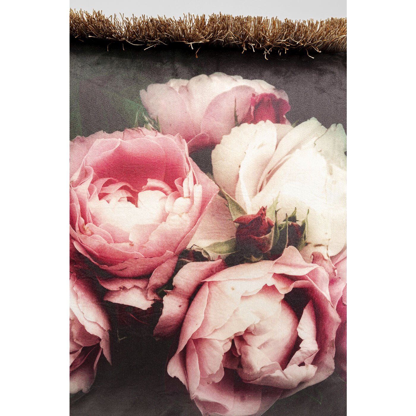Kare Design Dekokissen Blush Roses, Kissenhülle mit Füllung, 45x45 cm