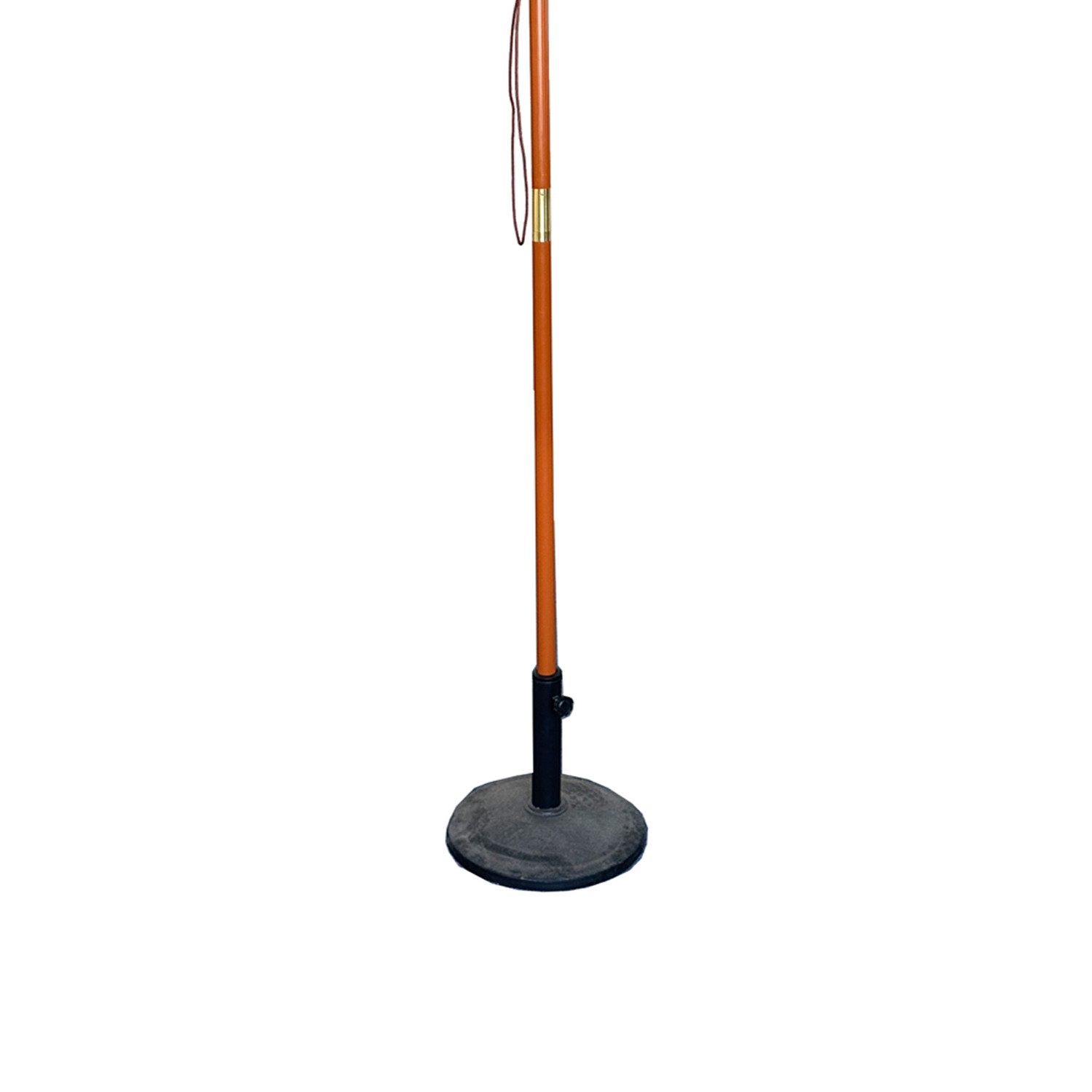 Mojawo Ampelschirm XXL Holz Sonnenschirm Marktschirm Gartenschirm Holzgestell Grau Ø4m