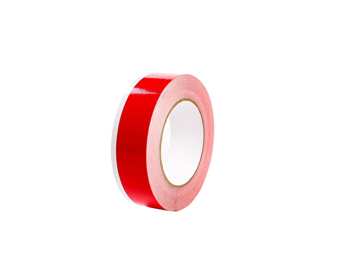 ASKON Doppelklebeband Duoband rot/weiß (1-St) 25 mm breit, 25 m lang
