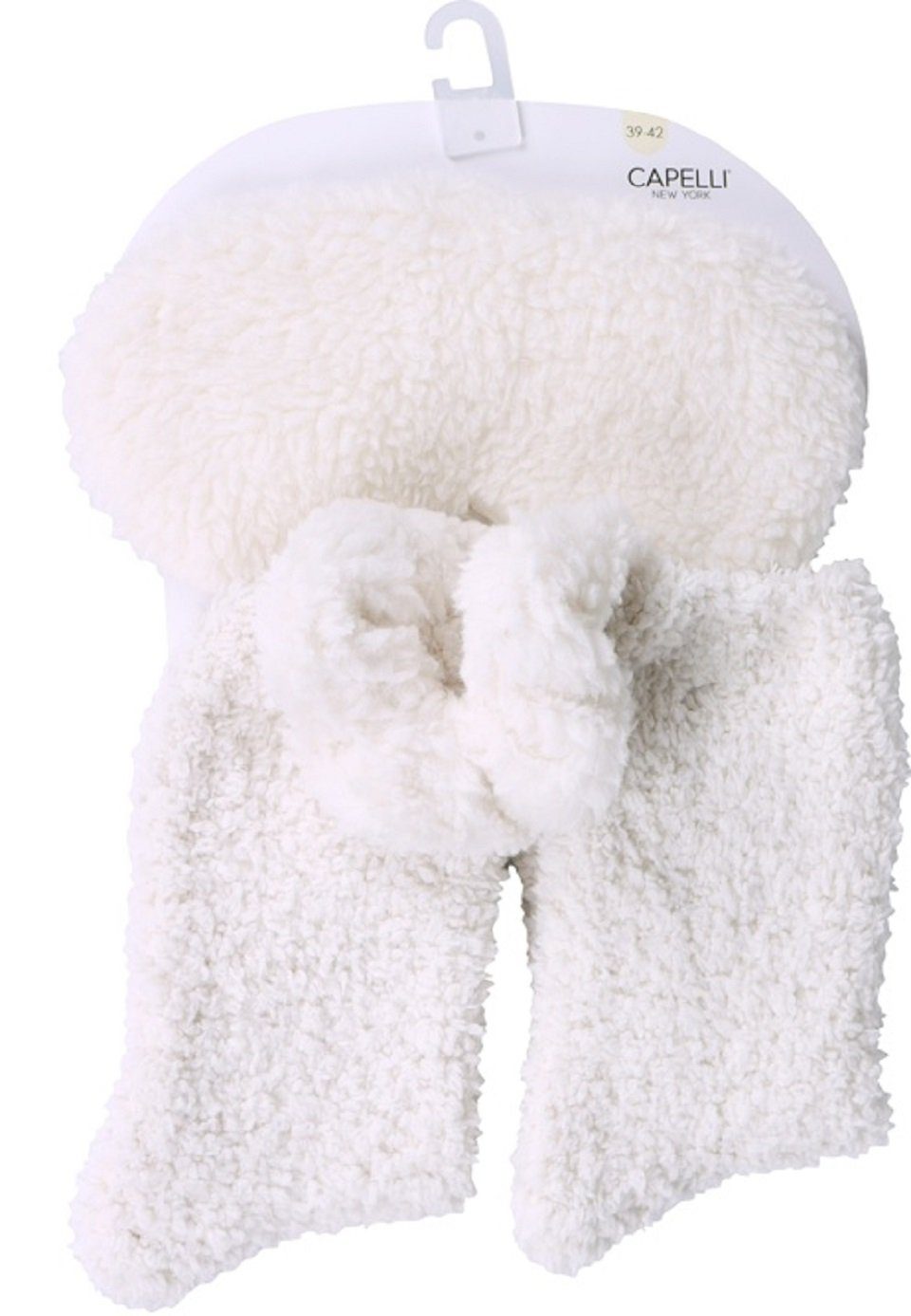 Capelli New York Socken Set aus Kuschelsocken und Schlasmaske