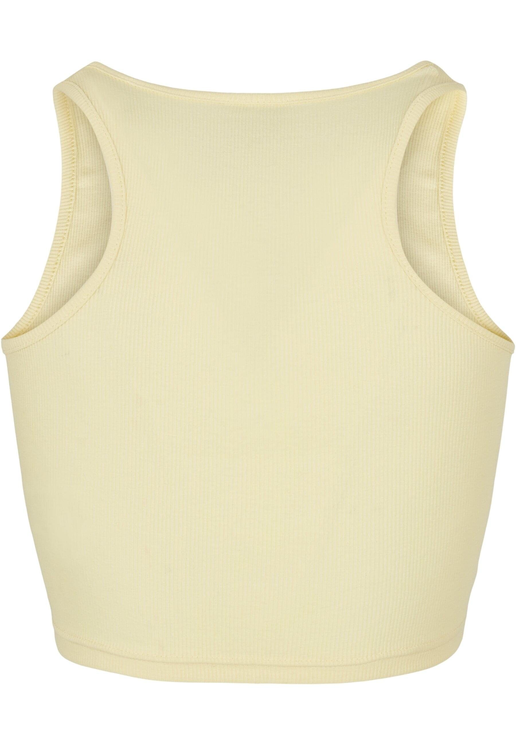 URBAN CLASSICS Muskelshirt Urban Classics Damen Ladies Cropped Rib Top (1-t günstig online kaufen