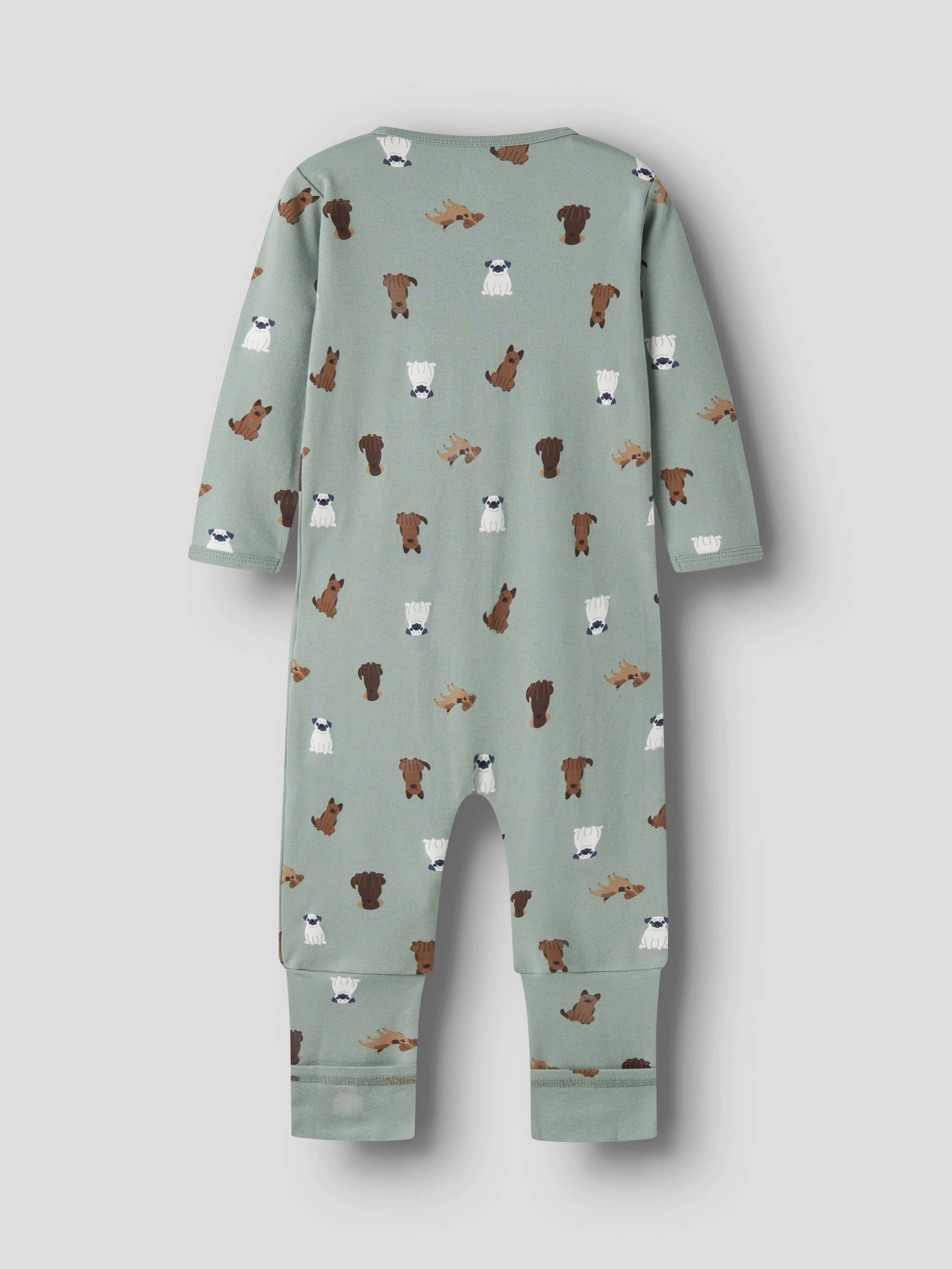 Name It Schlafanzug NBMNIGHTSUIT ZIP FF DOG NOOS aus Baumwolle und Jersey, bequeme Passform