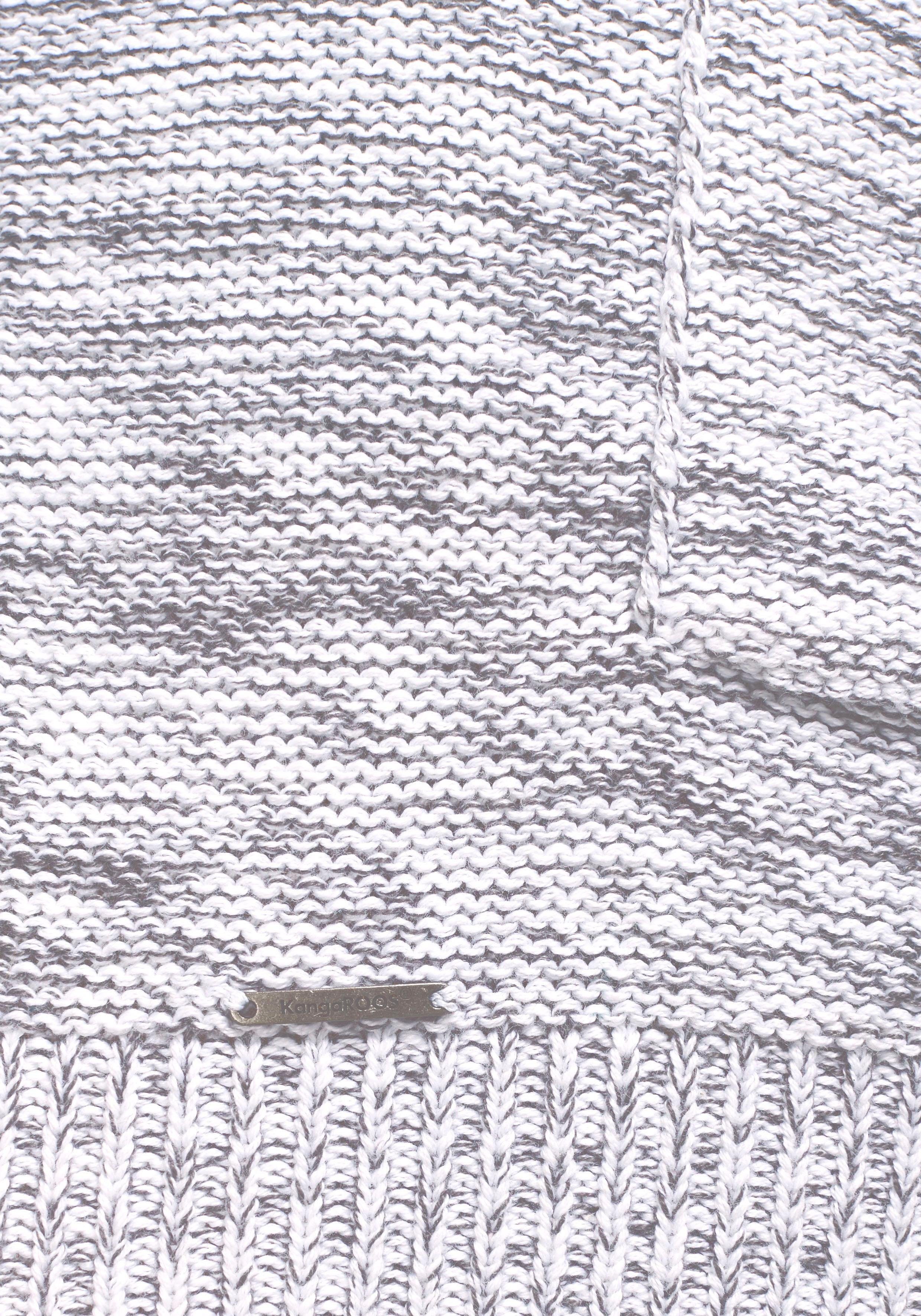 KangaROOS Strickjacke in meliertem Obermaterial