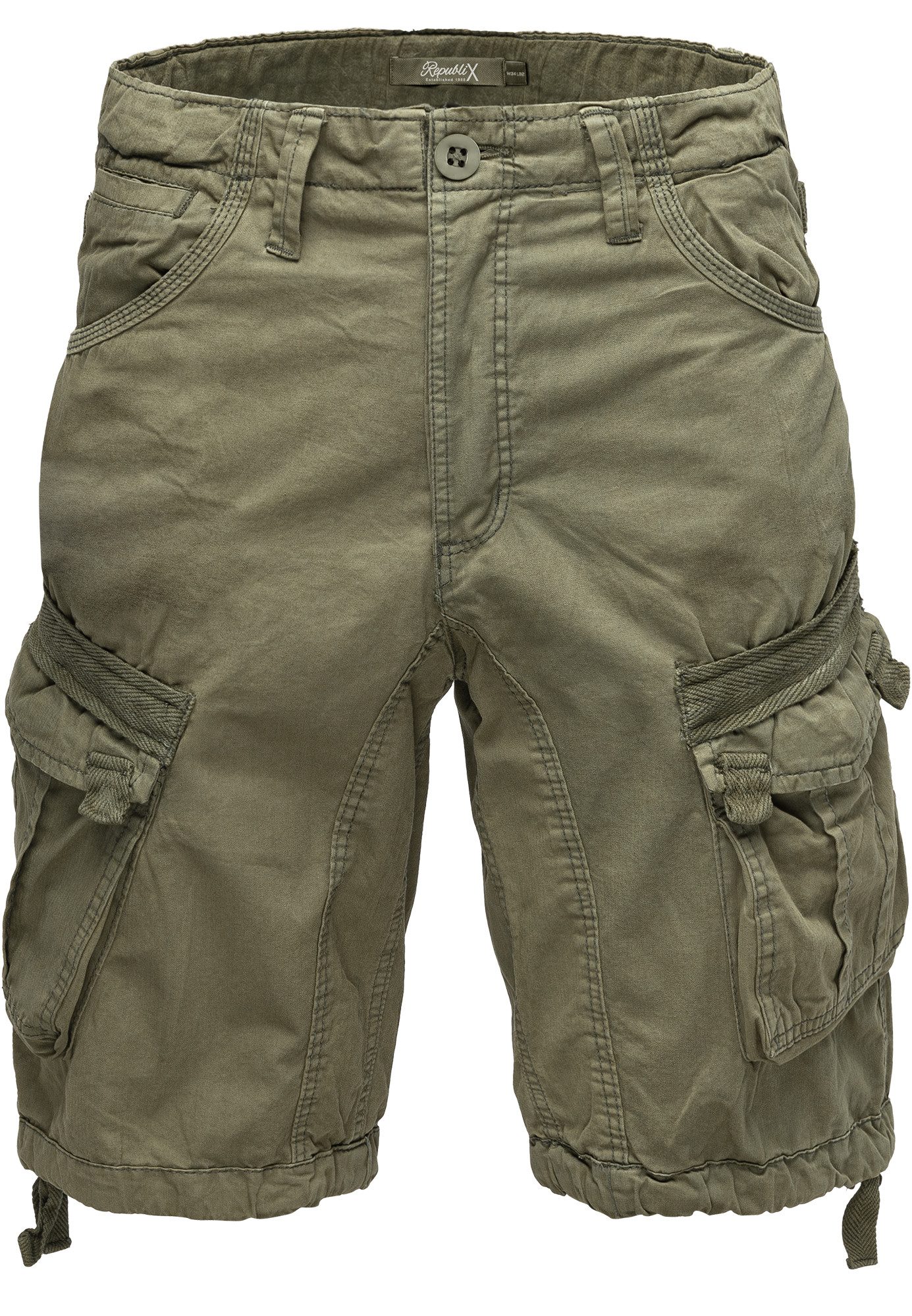 REPUBLIX Cargoshorts MARLEY Herren Bermuda Short Hose Regular Fit günstig online kaufen