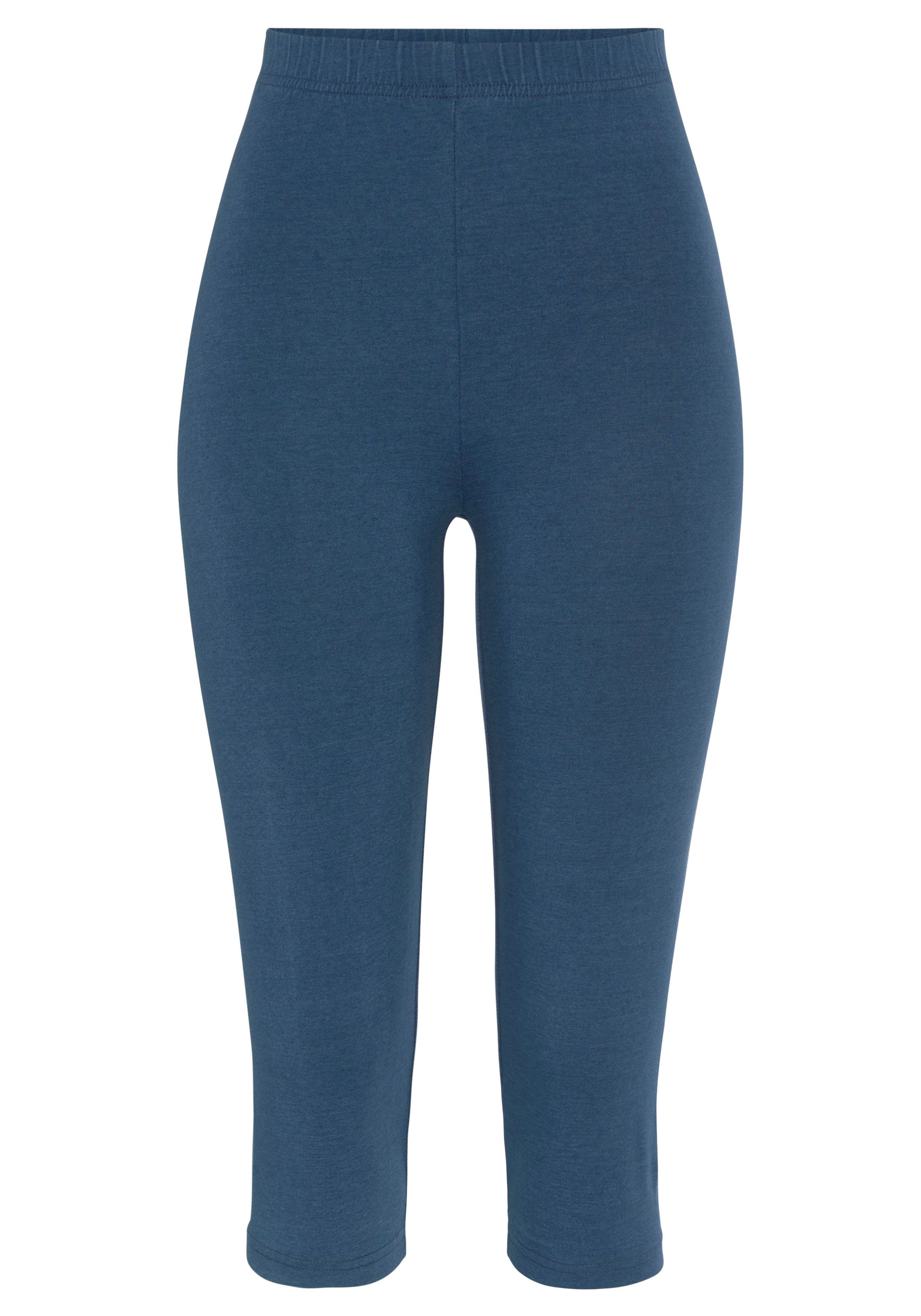 Vivance Active by Lascana Caprileggings (2er-Pack) mit Gummibund, Loungewear
