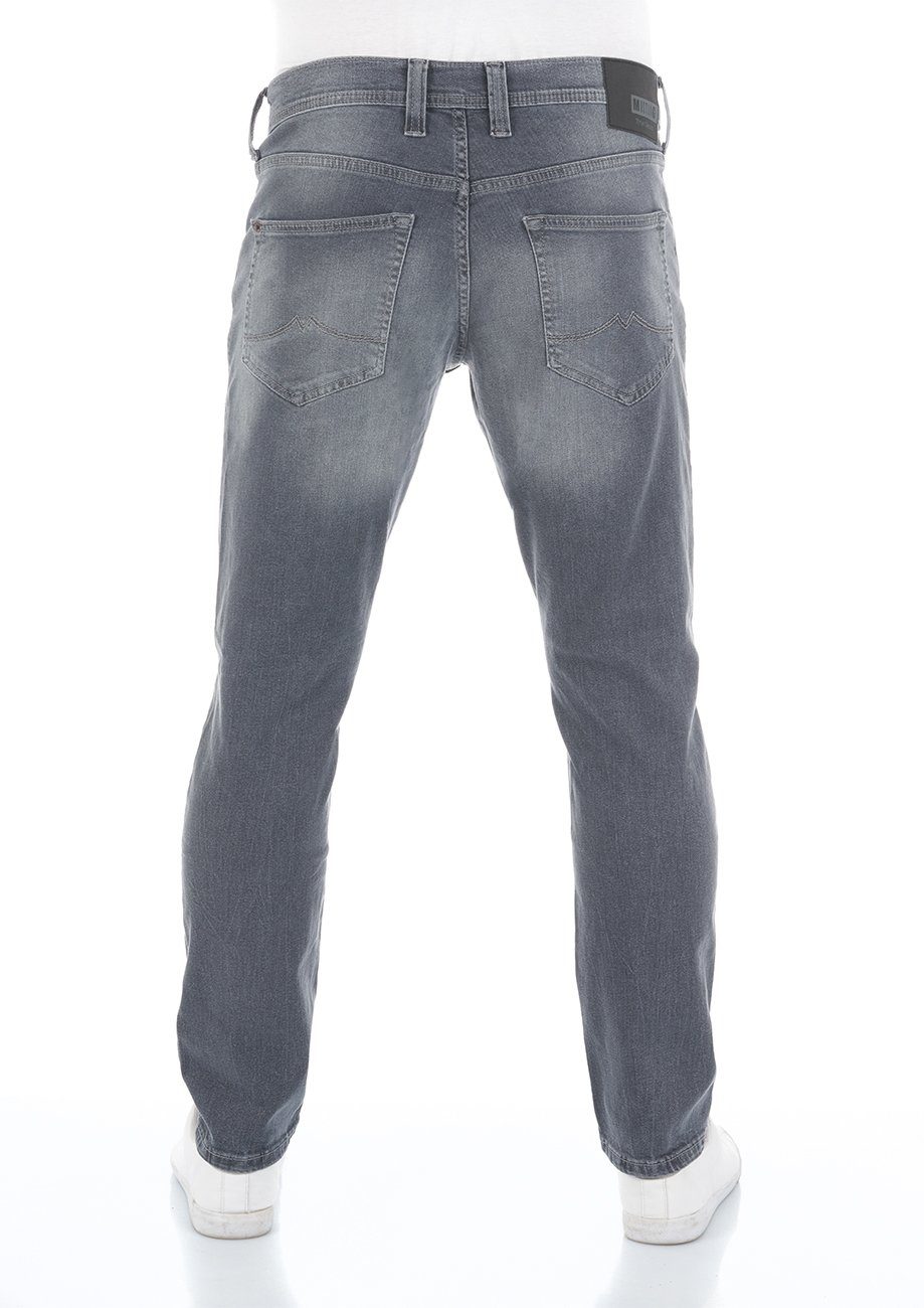 MUSTANG Jeanshose Tapered-fit-Jeans Grey Denim (1009375-313) Stretch Hose Tapered Light mit Fit Denim Herren Oregon