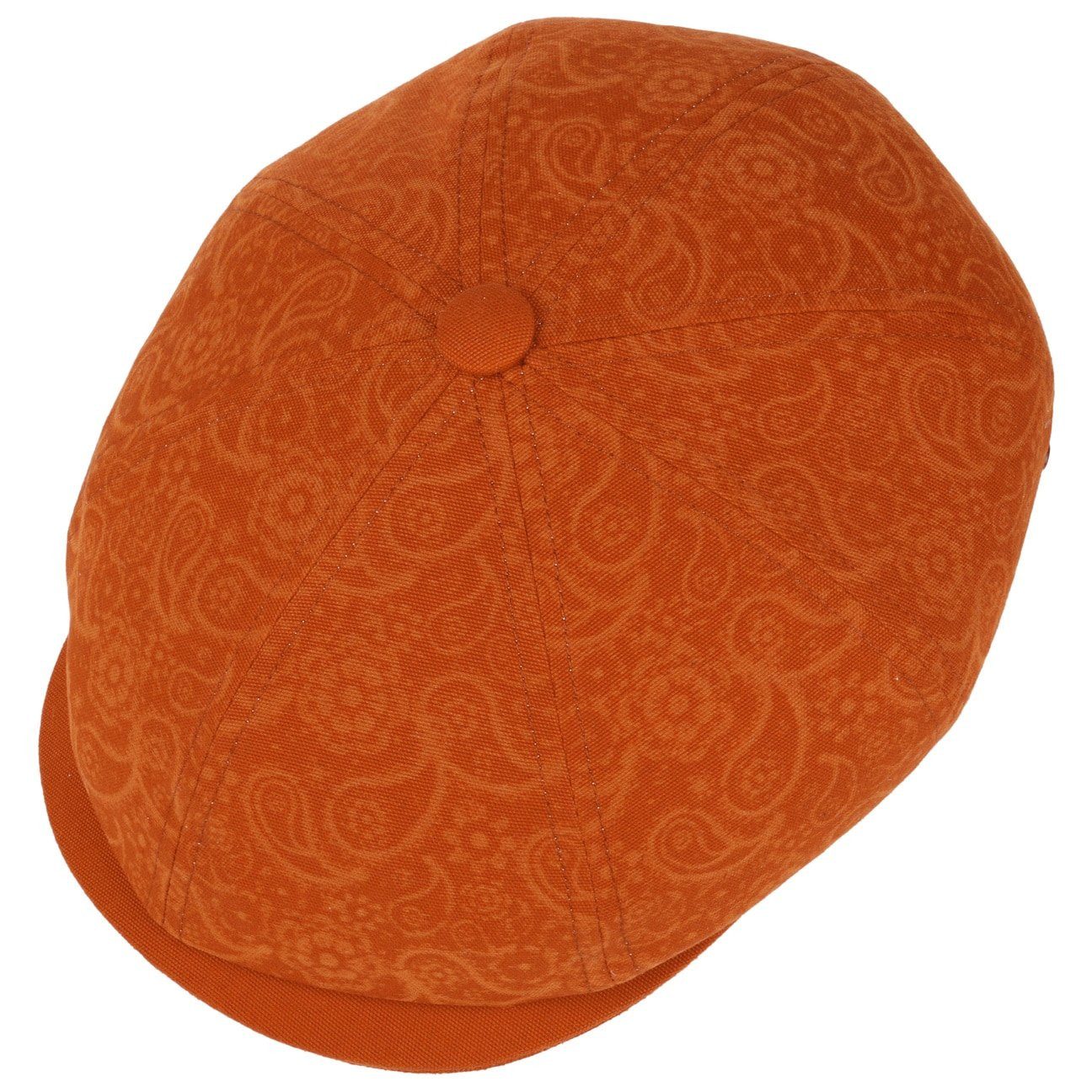 Alfonso D´Este Flat Cap (1-St) Schirmmütze mit Schirm, Made in Italy