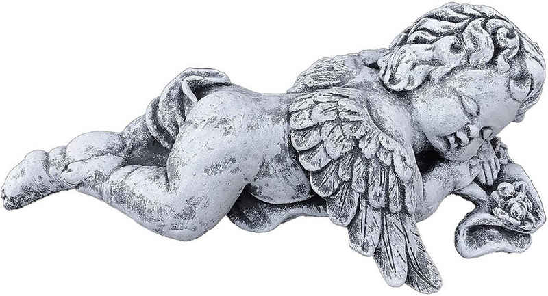 Stone and Style Engelfigur Steinfigur Engel liegend mit Flügel