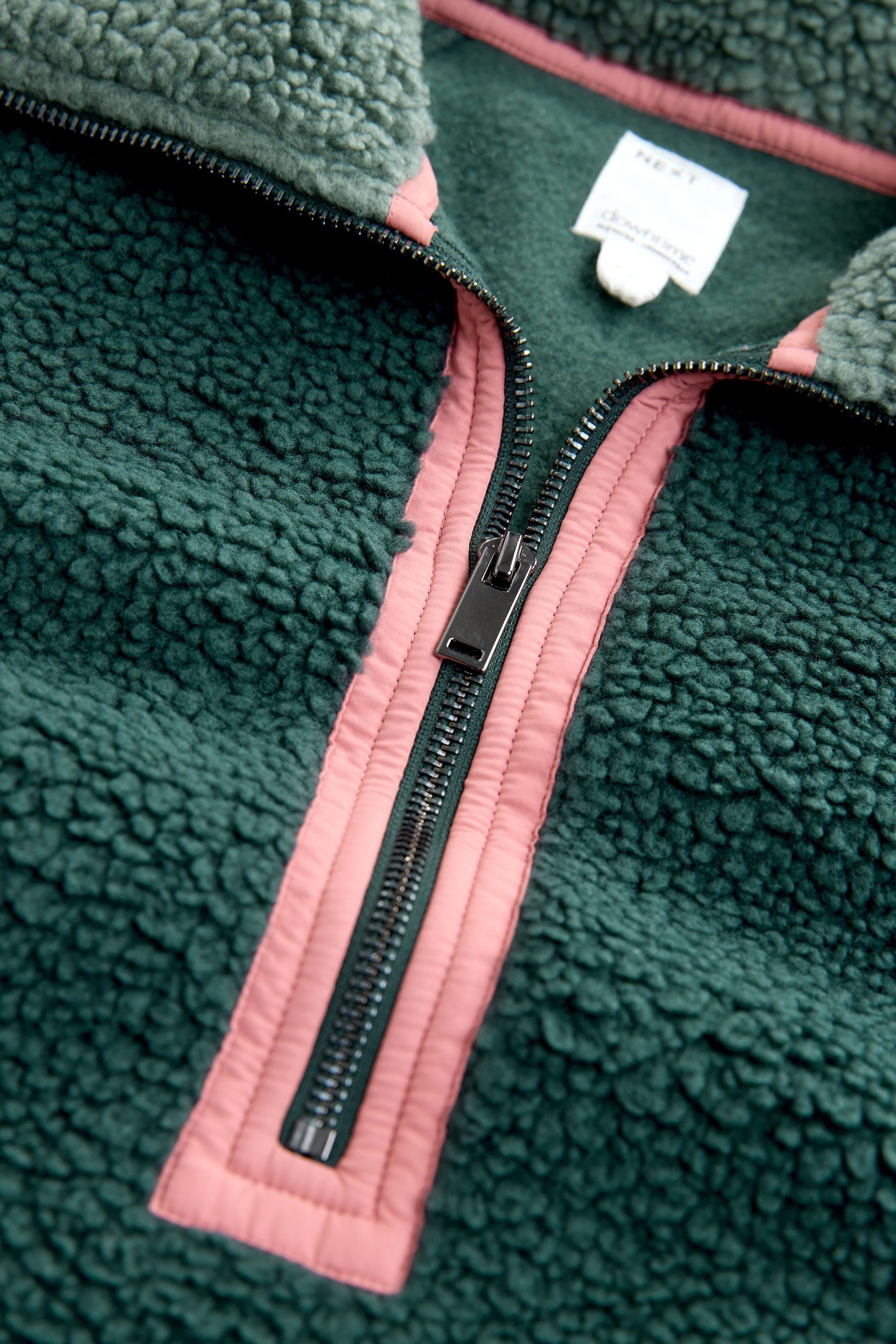 Next Fleecejacke Borg-Fleece mit halben Reißverschluss günstig online kaufen