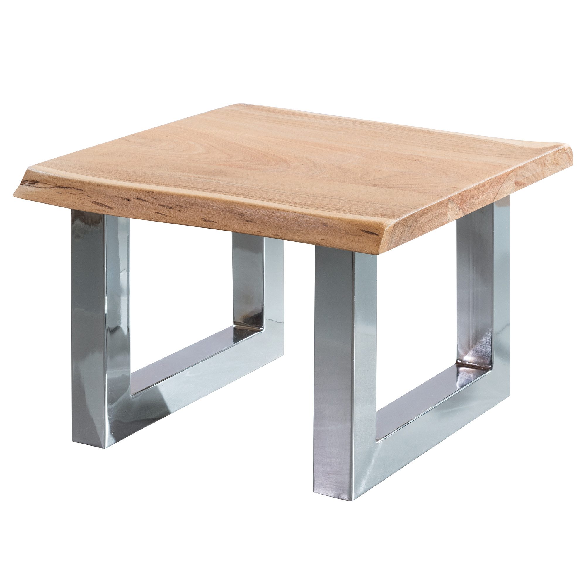 FINEBUY Couchtisch FB49684 (58x40x60 cm Akazie günstig online kaufen
