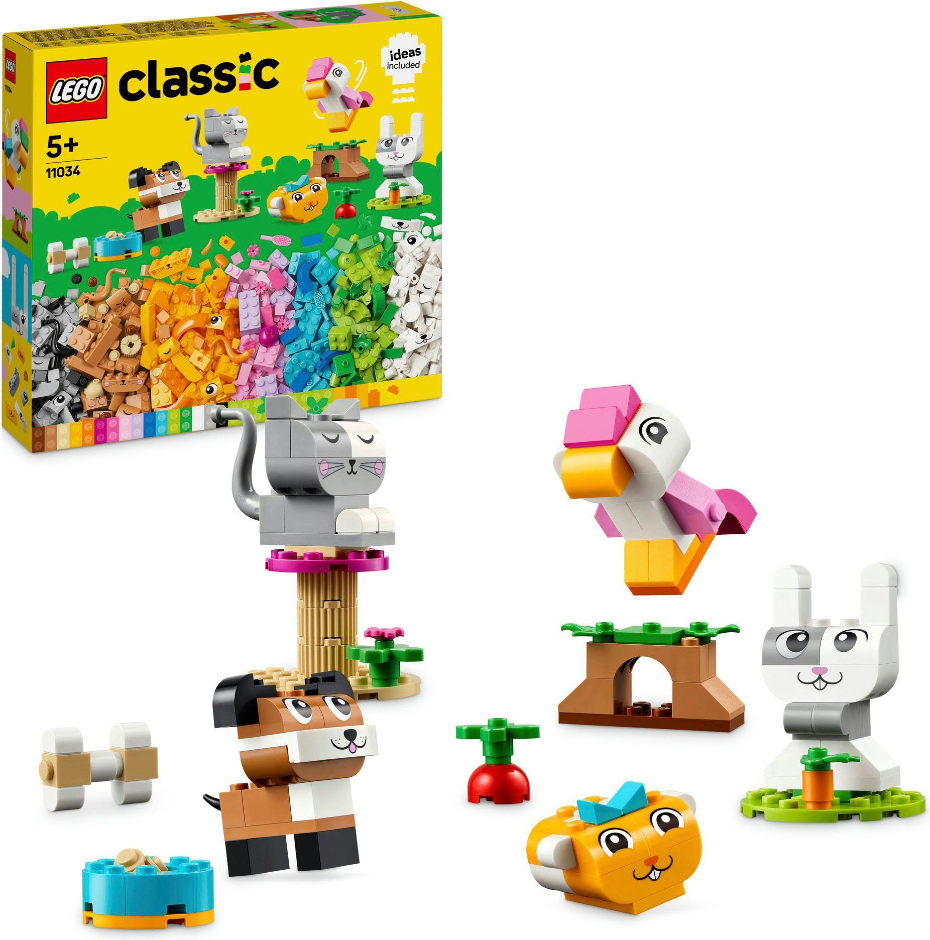 LEGO® Kreative Tiere (11034), LEGO Classic Konstruktionsspielsteine, (450 S günstig online kaufen