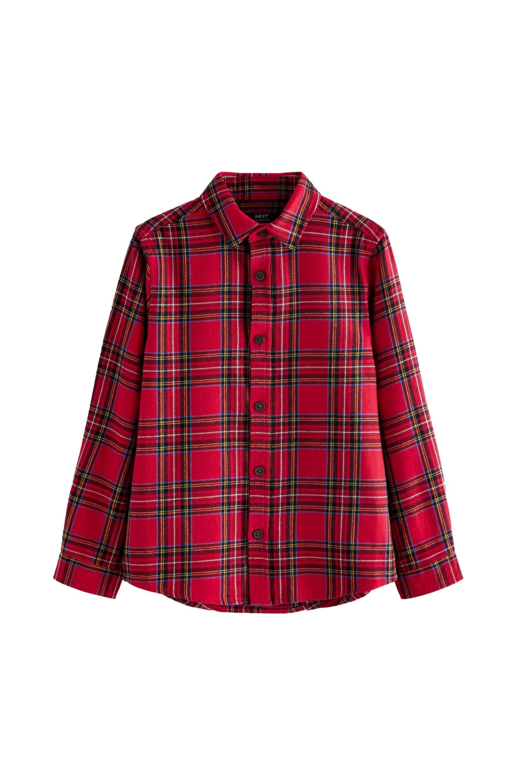 Next Langarmhemd Langärmeliges Karokleid 100 % Baumwolle, günstig online kaufen