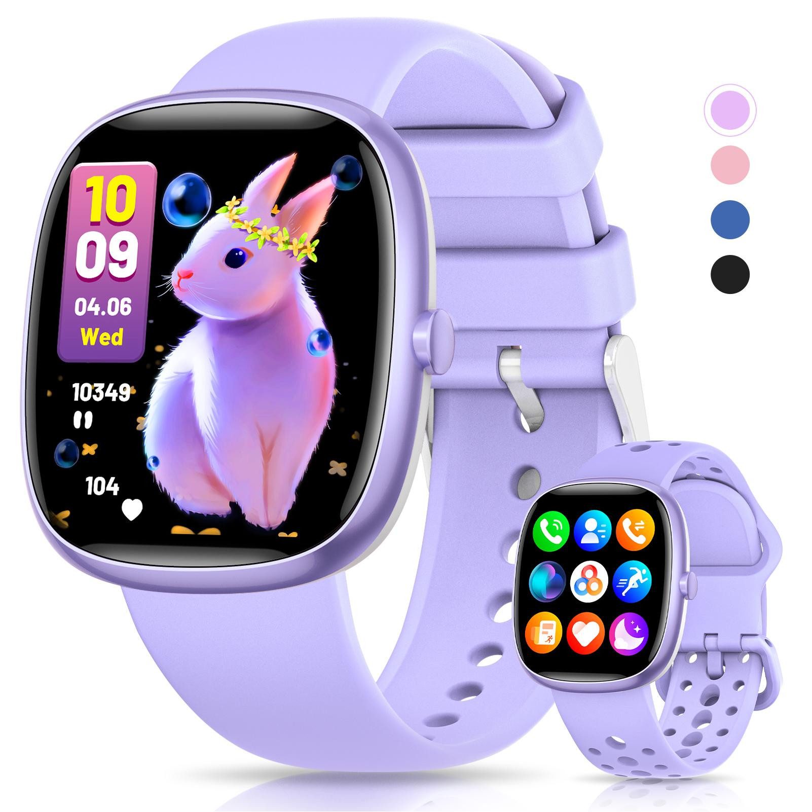 2025 Smartwatch Kinder,Kinder Geschenke für Jungen Mädchen 5-16 Jahren Smartwatch