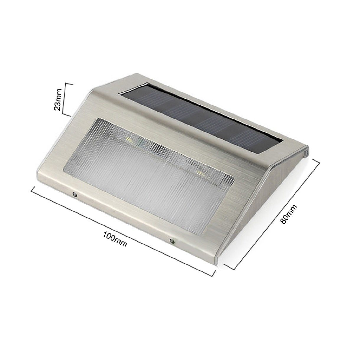 Lampe Solar MCE119, LED Solarleuchte Maclean LED