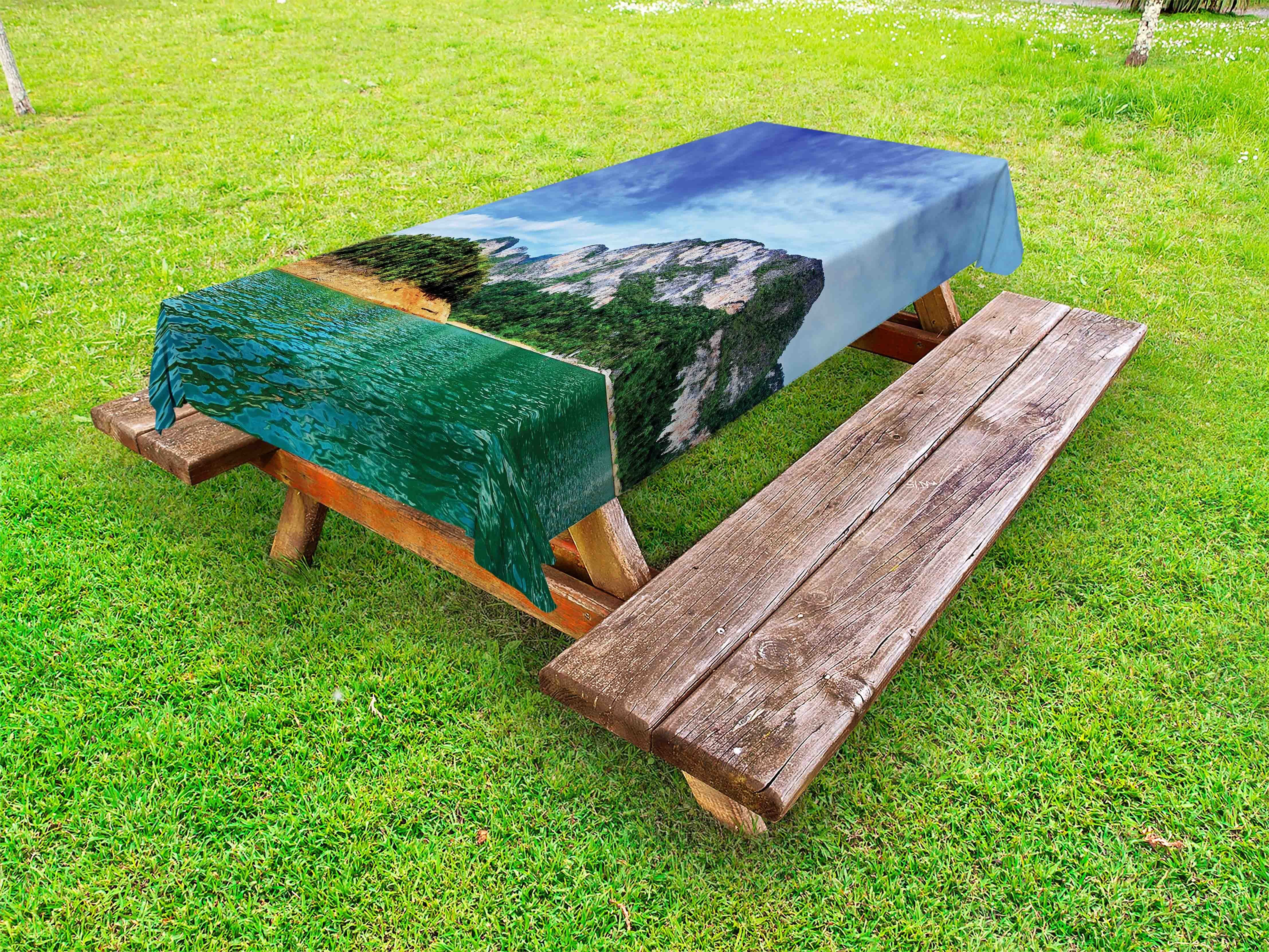 Picknick-Tischdecke, Oceanic Guilin dekorative Bild von Tischdecke Abakuhaus waschbare Highland