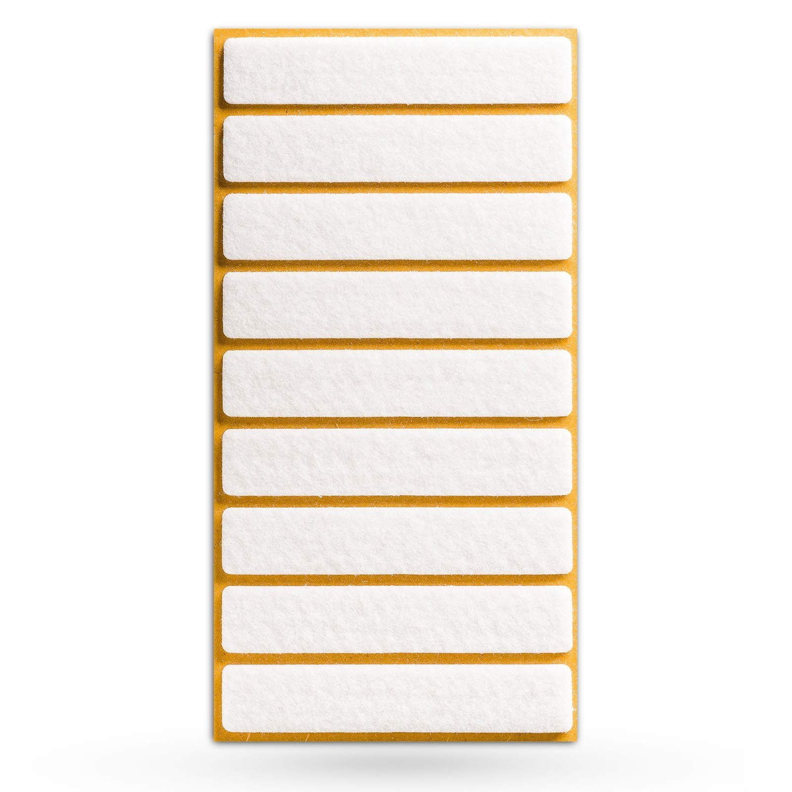 SO-TECH® Мебельfuß Войлочные планеры 15 x 80 mm selbstklebend schwarz oder weiß, (9-St)