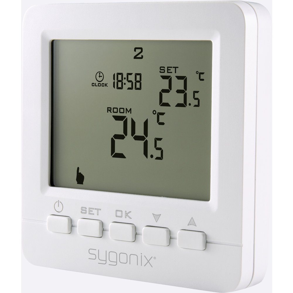 Sygonix Raumthermostat Sygonix SY-4500818 Raumthermostat Unterputz Wochenprogramm 1 St.