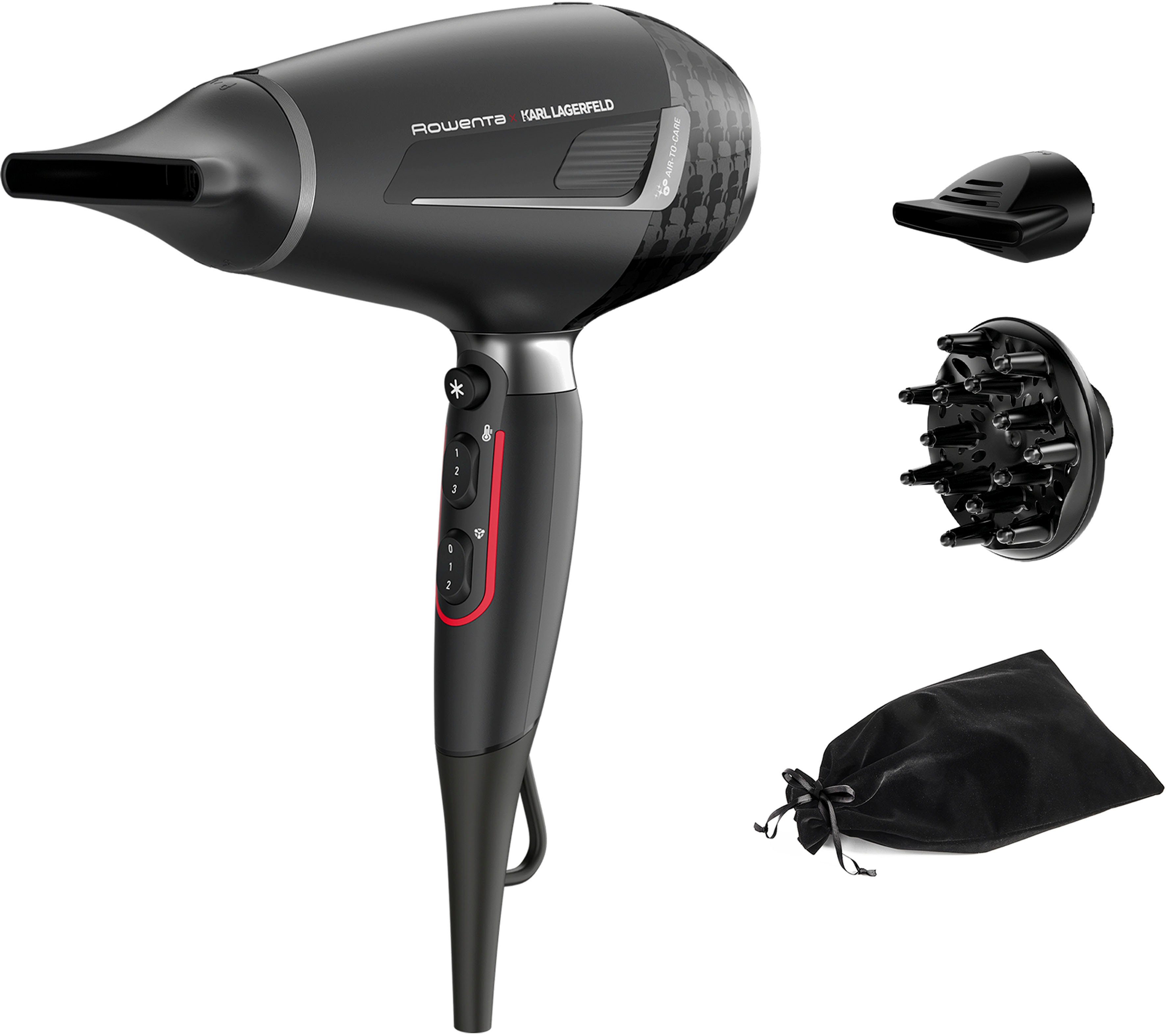 Rowenta Haartrockner Rowenta x Karl Lagerfeld CV888L K/Pro Stylist ...