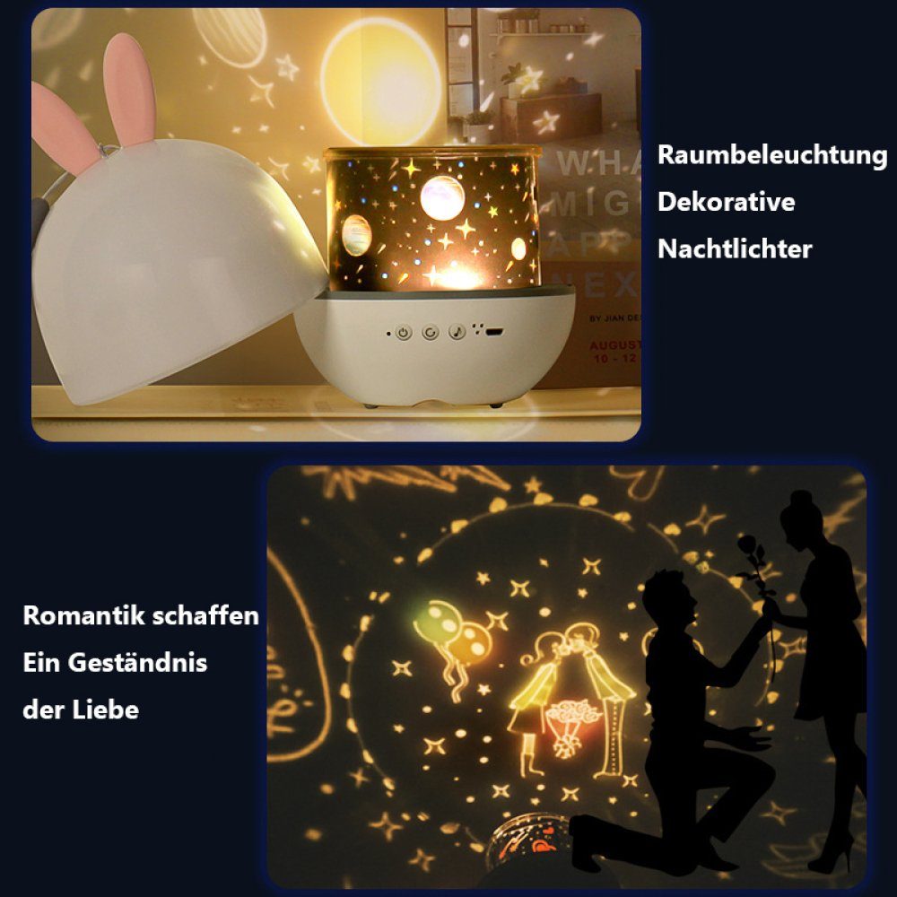 GelldG LED Nachtlicht Projektor Nachtlicht Star Babys, Spielzeuge für