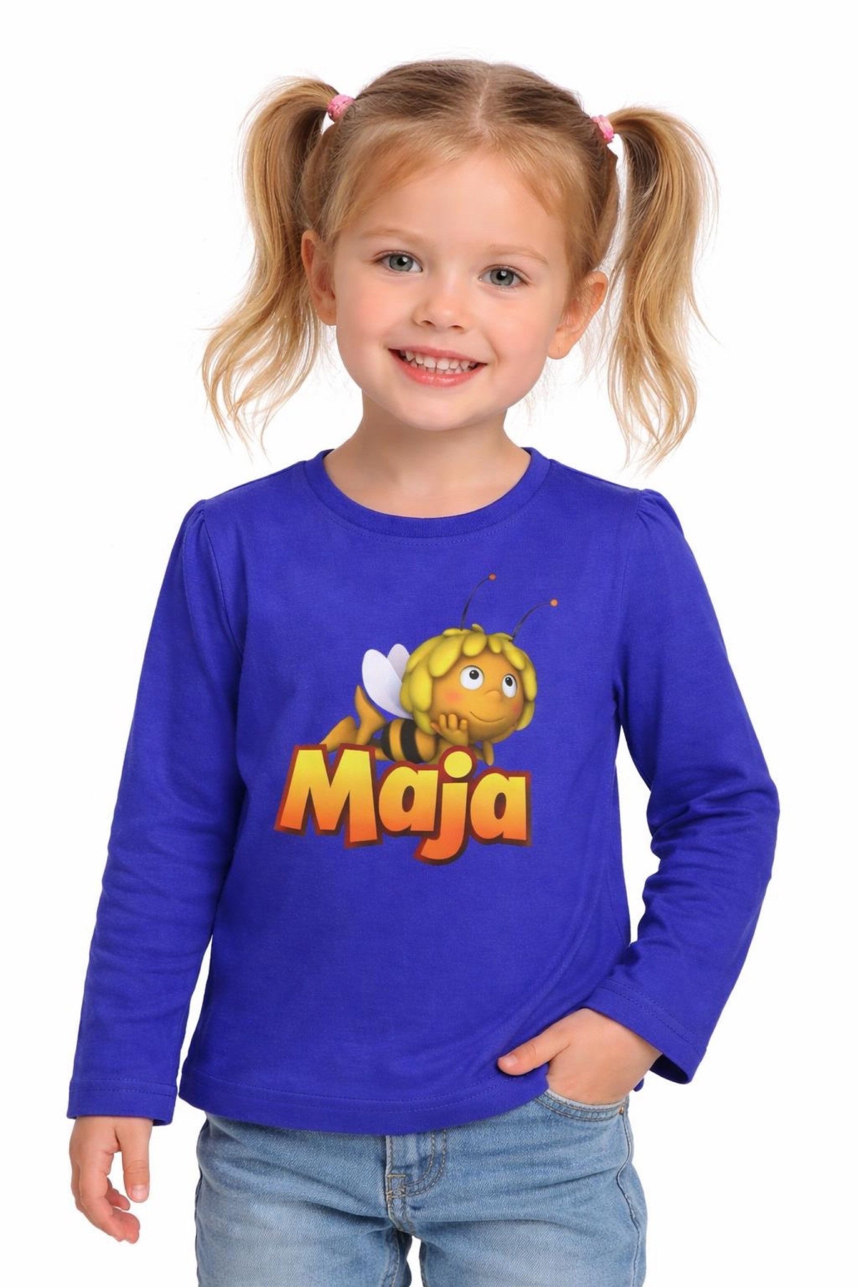 Cocain underwear Sweatshirt T-Shirt Langarm Kinder Mädchen Jungen Biene Maja Gr. 92-116 atmungsaktiv