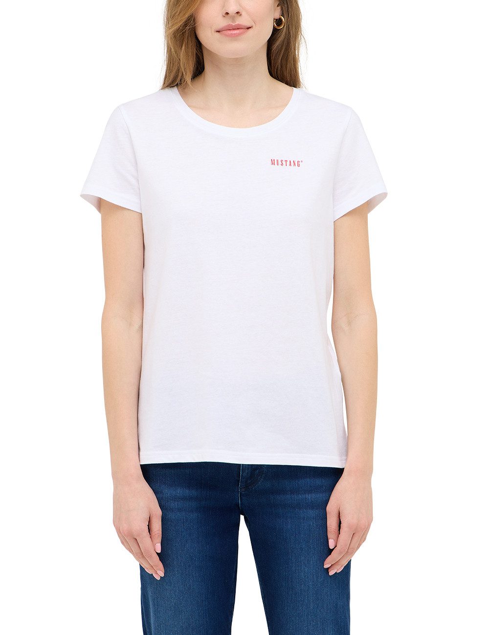 MUSTANG Kurzarmshirt Damen Style Alma