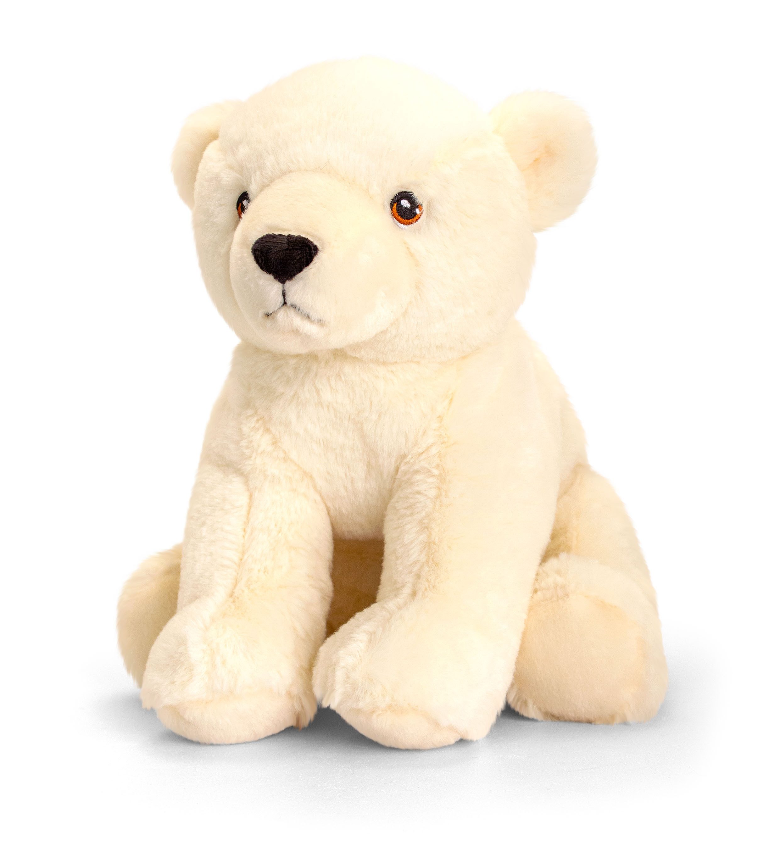 Keel Toys Kuscheltier Keeleco Plüschtier Eisbär aus recycelten Materialien