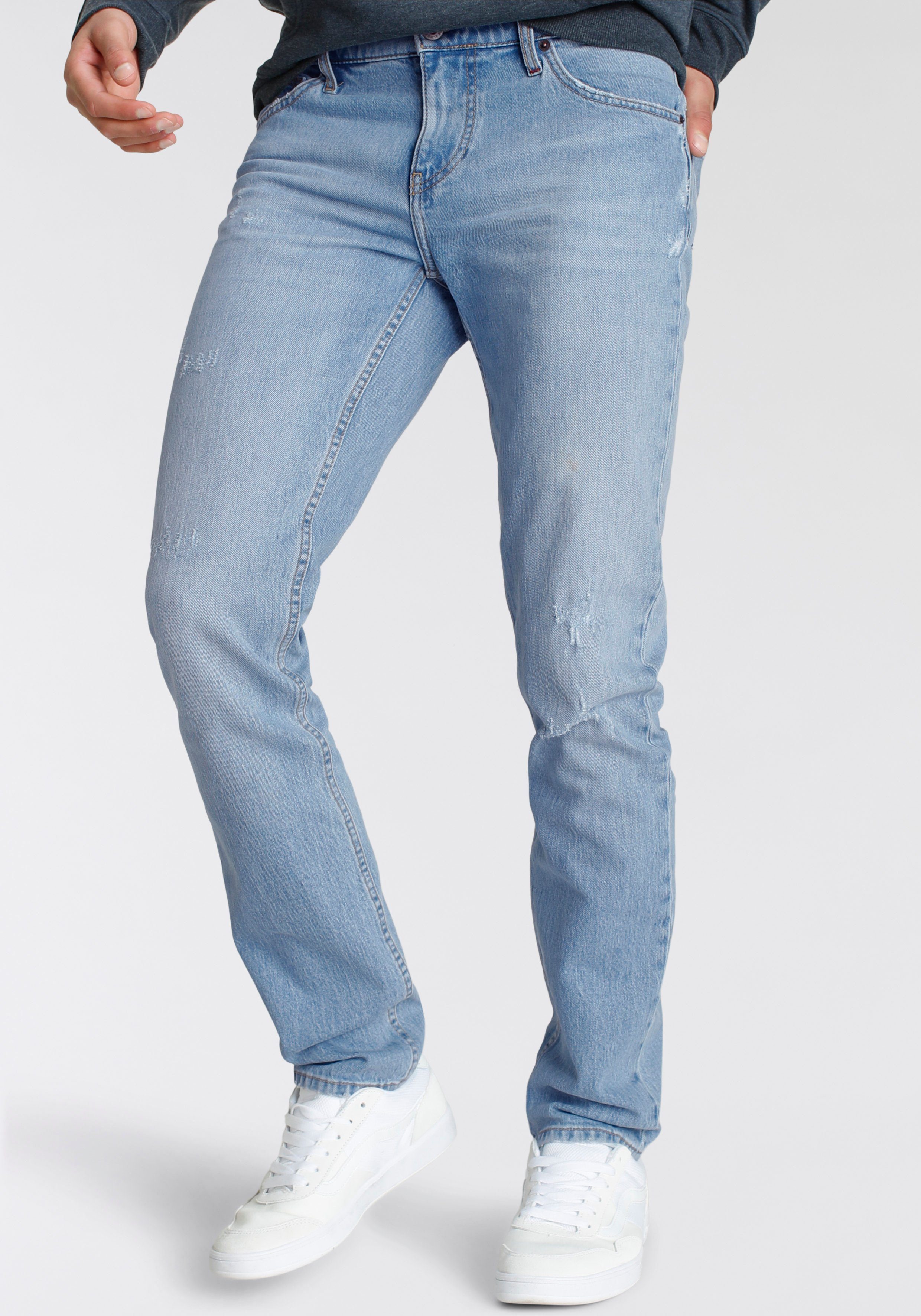 Alife & Kickin Straight-Jeans ColinAK used Produktion Ökologische, Wash wassersparende blue Ozon durch
