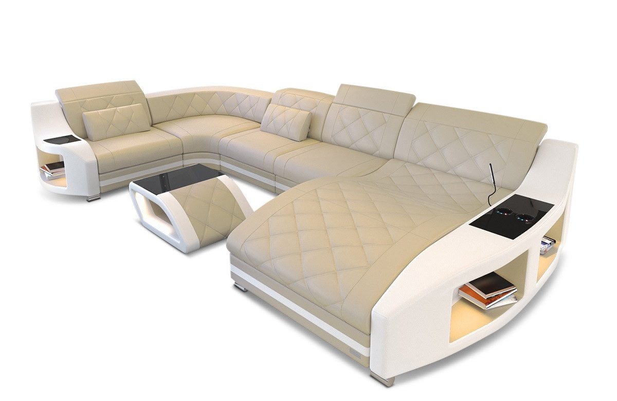 Sofa Dreams Wohnlandschaft Sofa Leder Swing günstig online kaufen