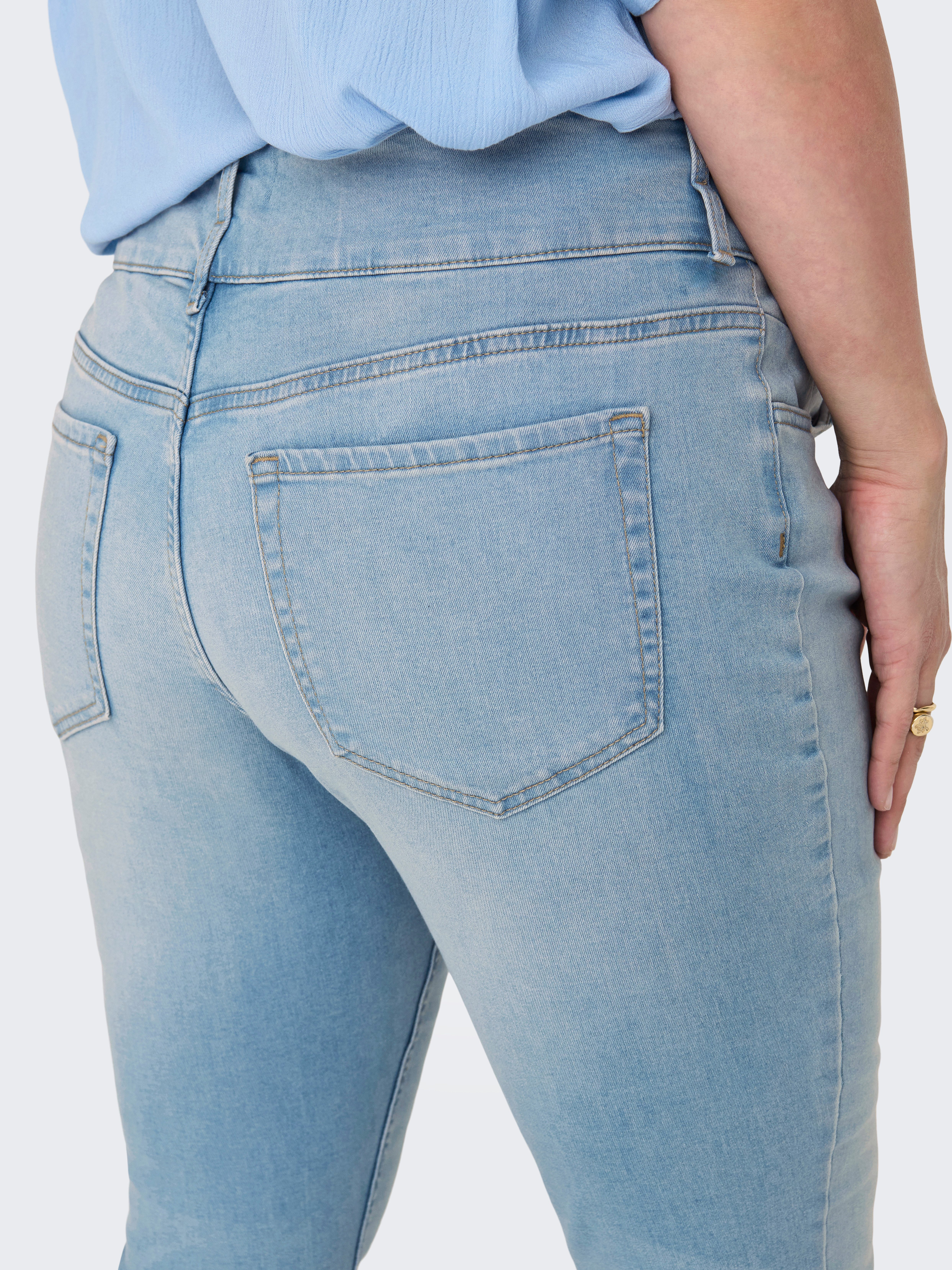 ONLY CARMAKOMA High-waist-Jeans CARANNA HW SKINNY ANK DNM ANA NOOS